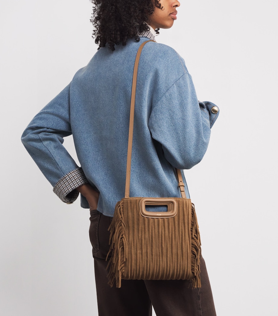 Suede Fringed M Bag CAMEL Image 2
