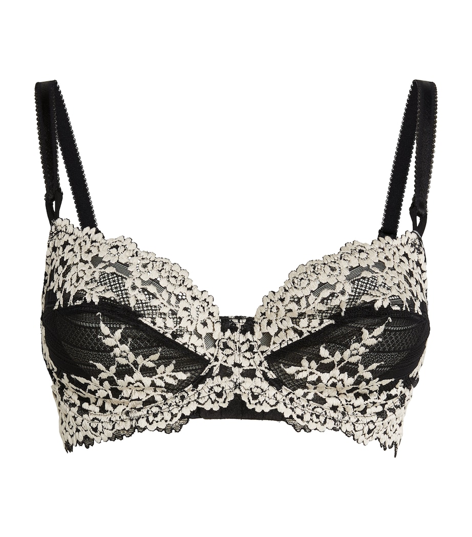 Lace Embrace Plunge Bra BLACK Image 1