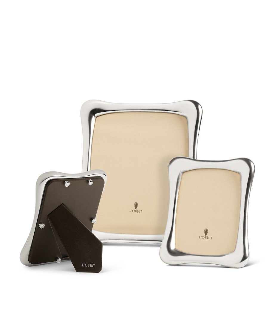 L'Objet Anton Photo Frame (8” x 10”) Platinum Image 3