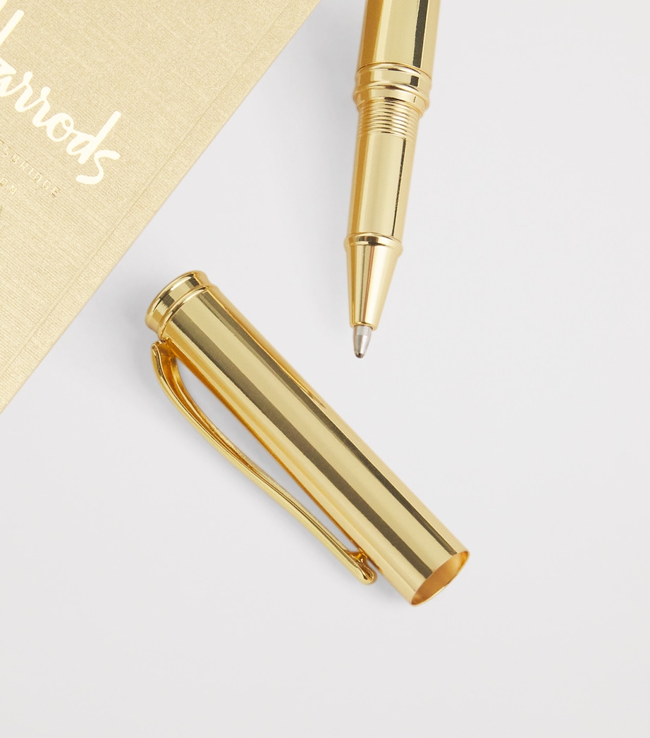 Metal Logo Ballpoint Pen GOLD Image 3