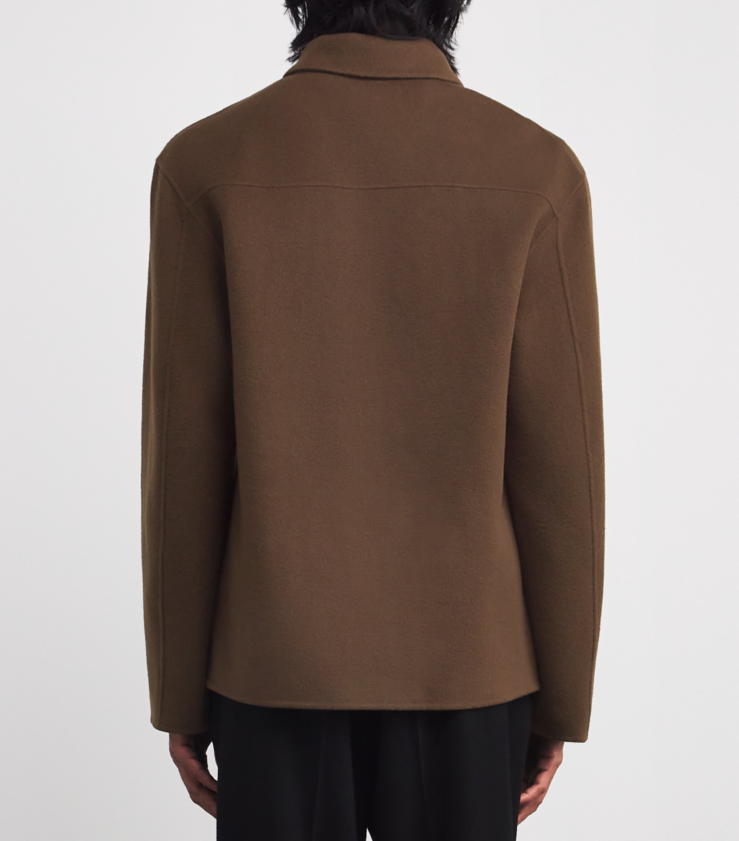 Wool Overshirt ICED COFFEE Image 4