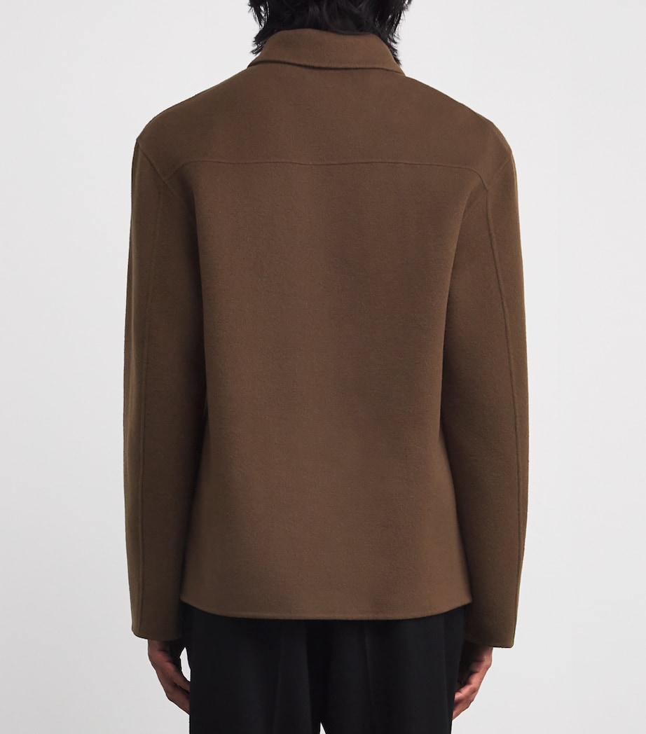 Wool Overshirt ICED COFFEE Image 4
