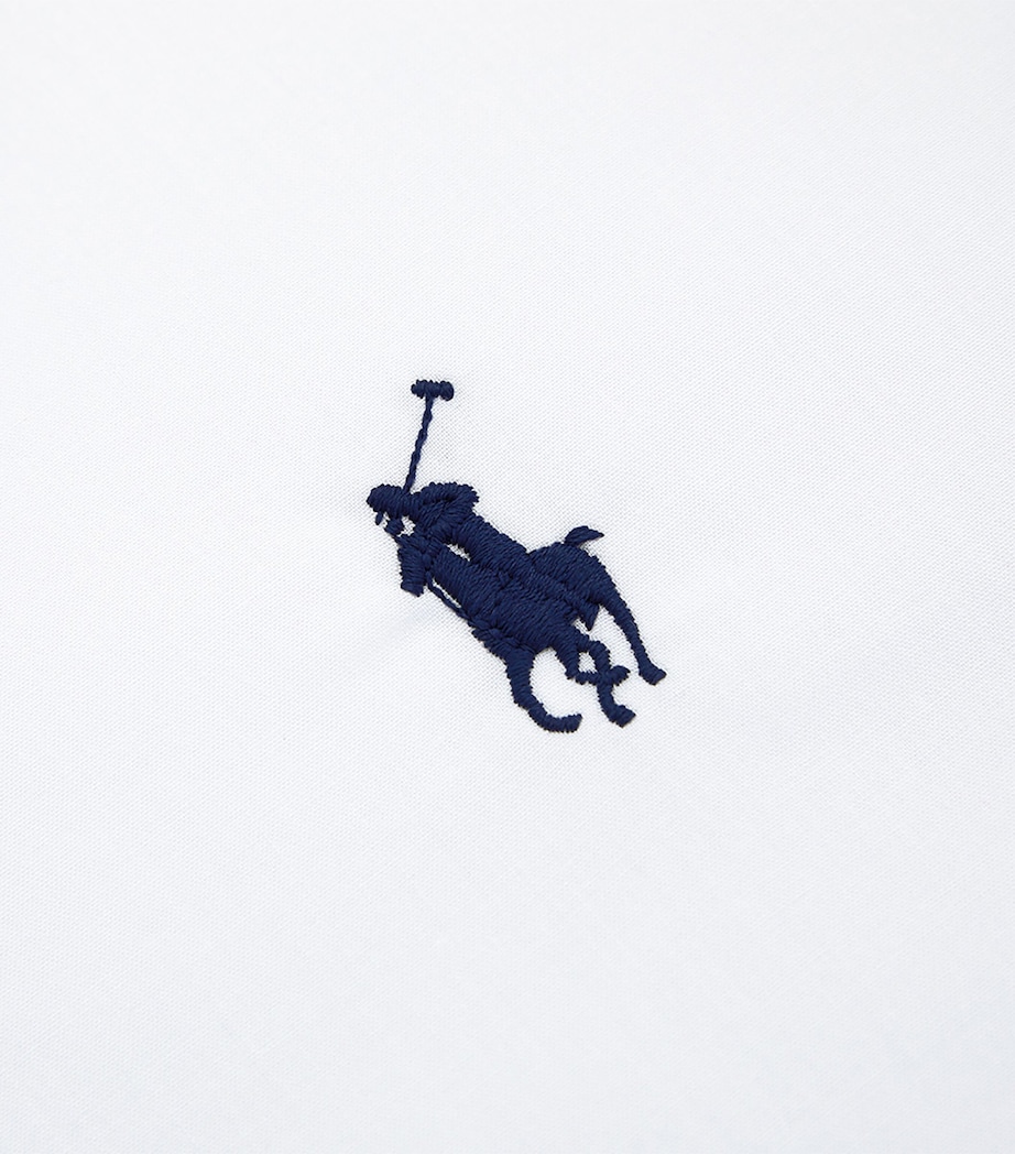 Cotton Polo Player Duvet Cover (240cm x 220cm) WHITE Image 4