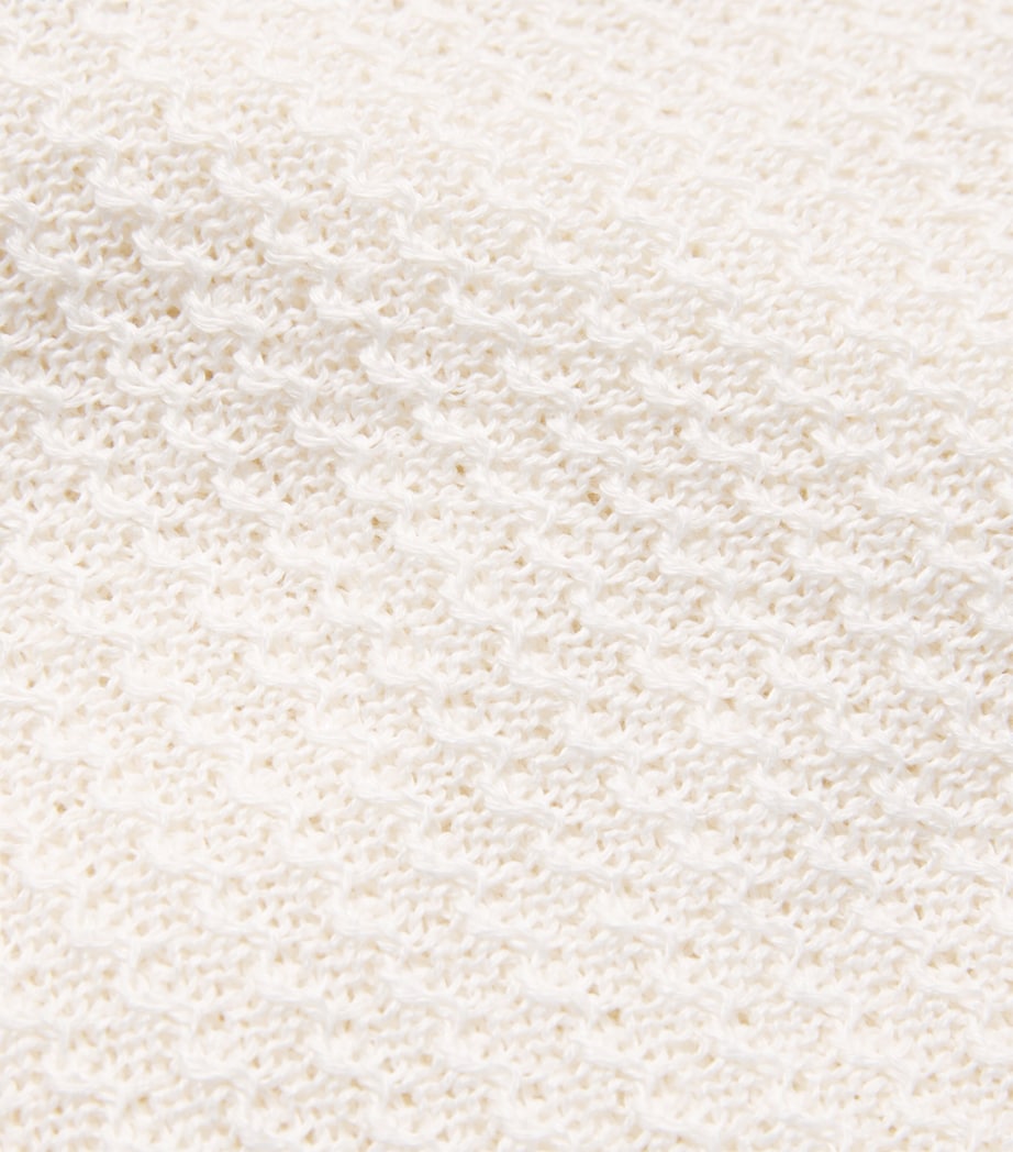 Linen Jardim Sweater 391-OFF-WHITE Image 5