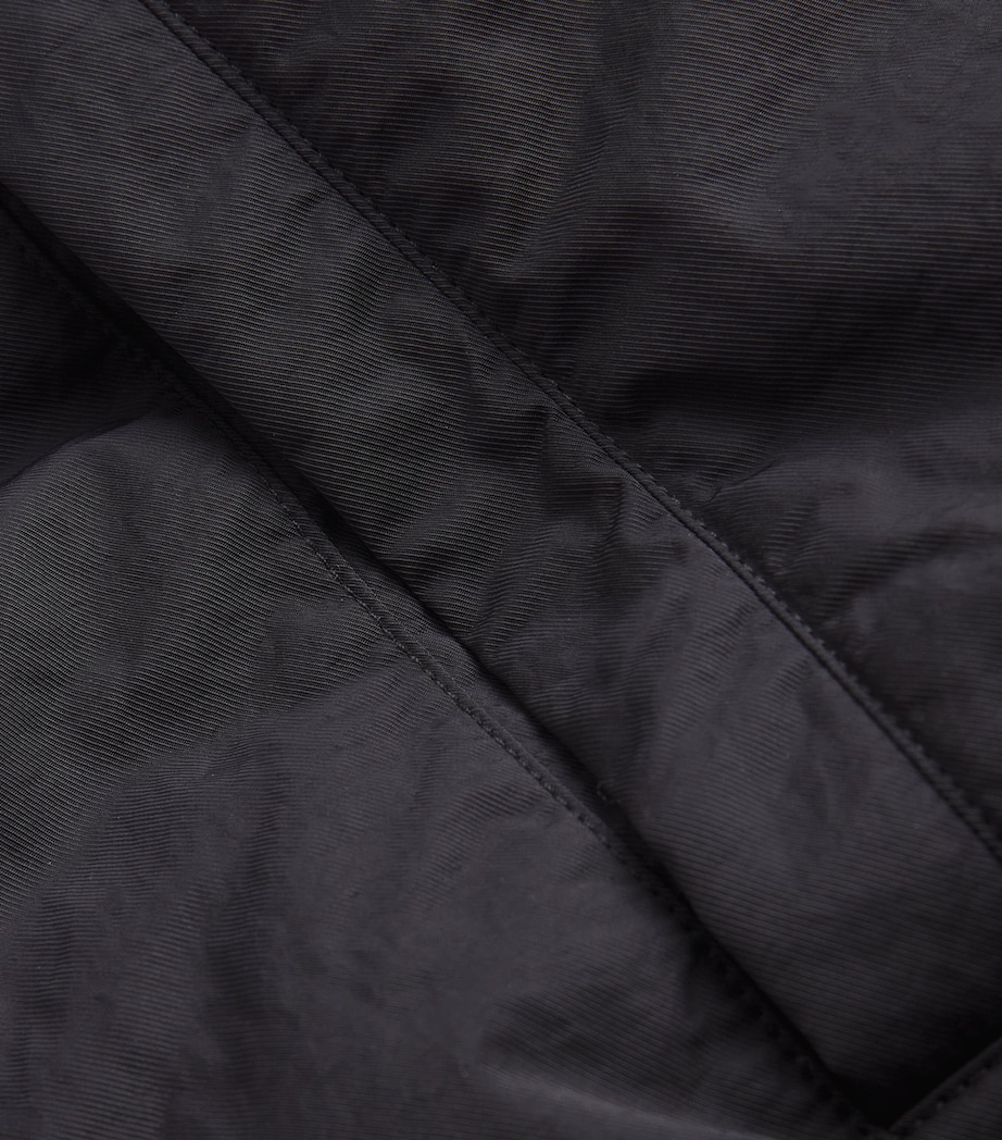 Padded Down Bart Bomber Jacket BLACK Image 5