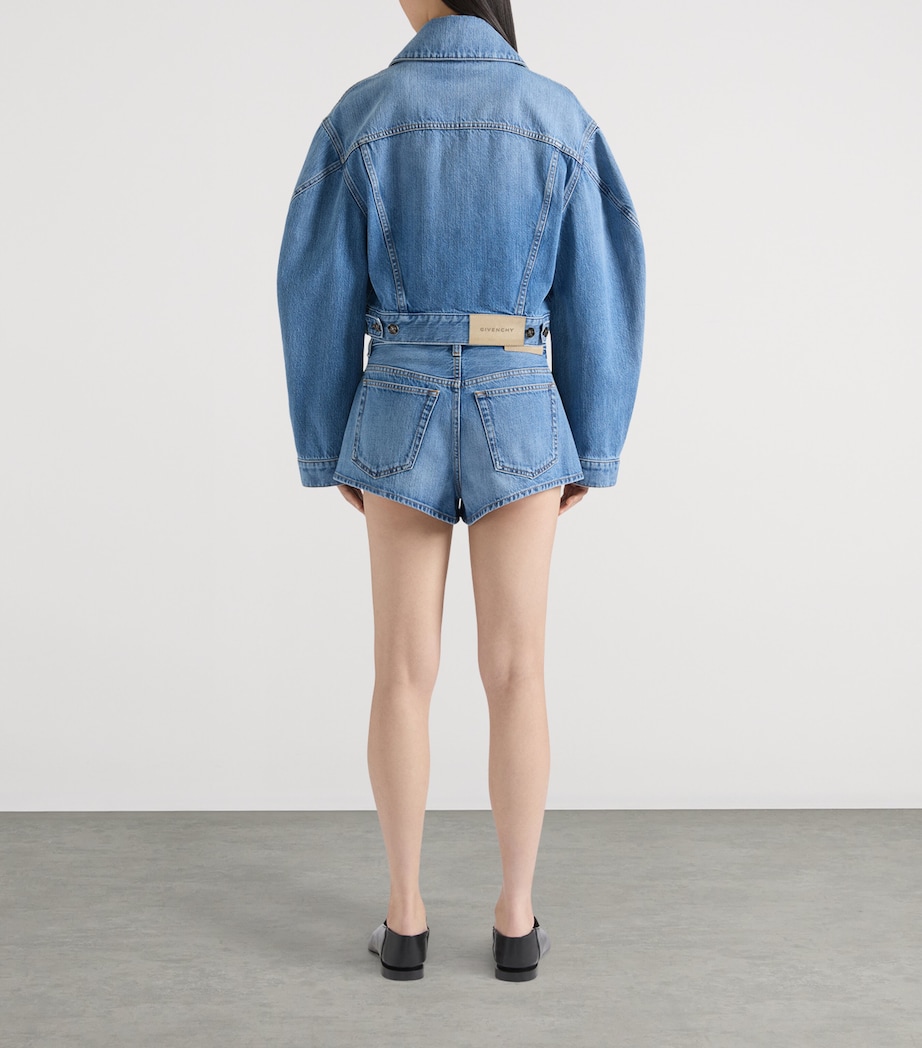 Cocoon Denim Jacket MEDIUM BLUE Image 4