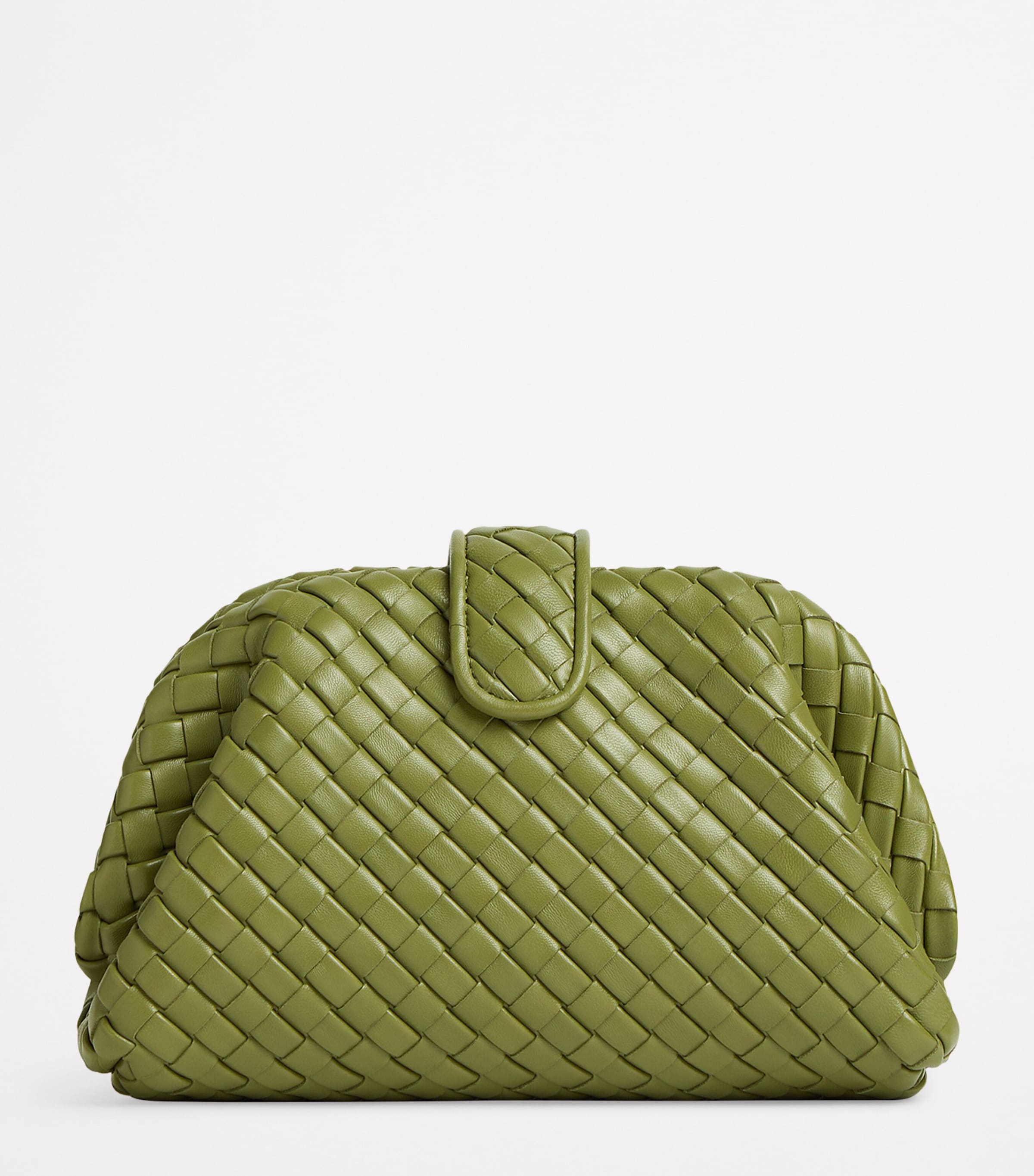Bottega Veneta Small Leather Lauren 1980 Clutch Bag Image 2