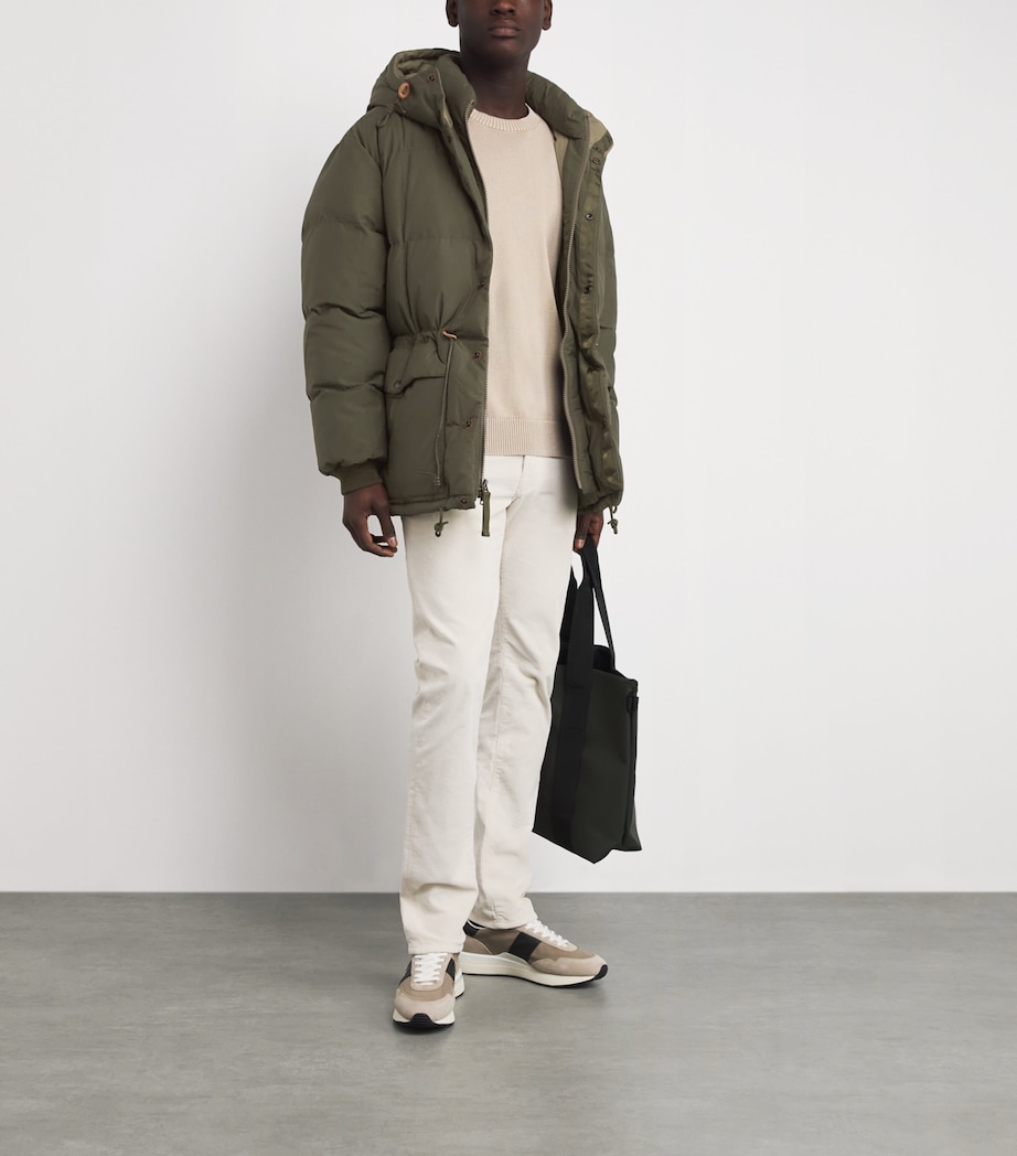 Down-Filled Hartland Parka Coat GREEN Image 2