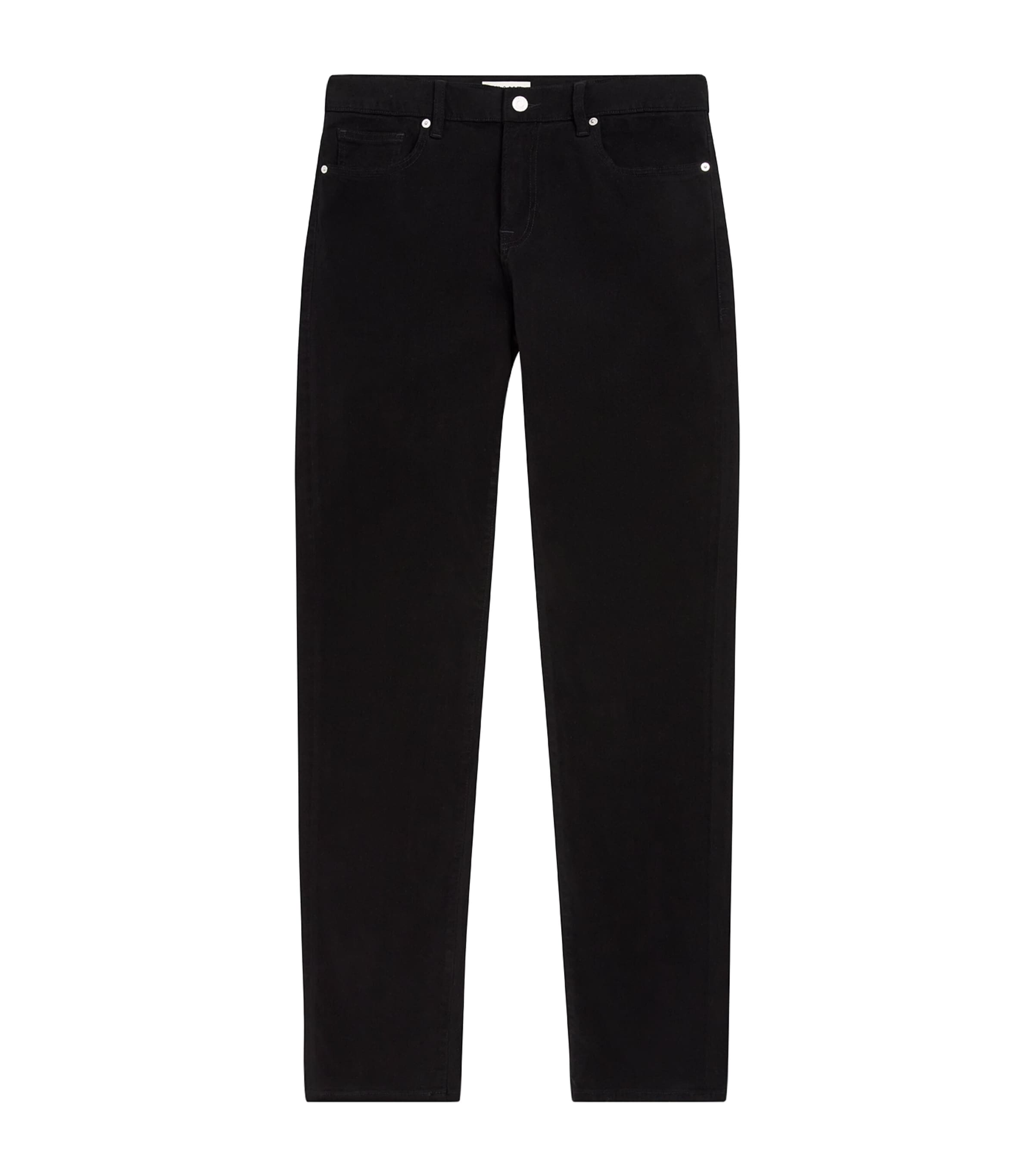 FRAME Mens L'Homme Slim Jeans Noir Image 1