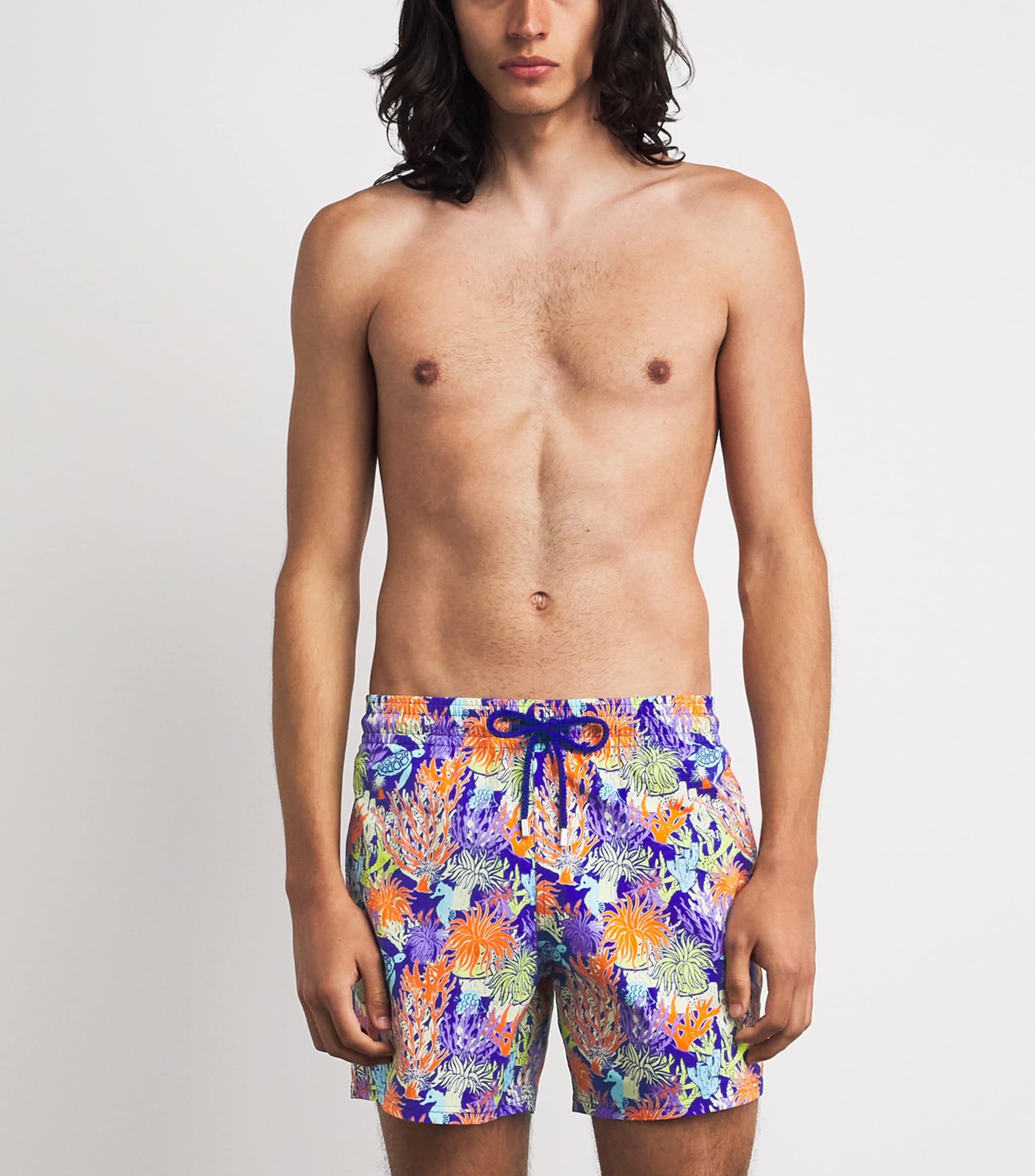 Vilebrequin Mens Aquatic Life Swim Shorts Versailles Image 3