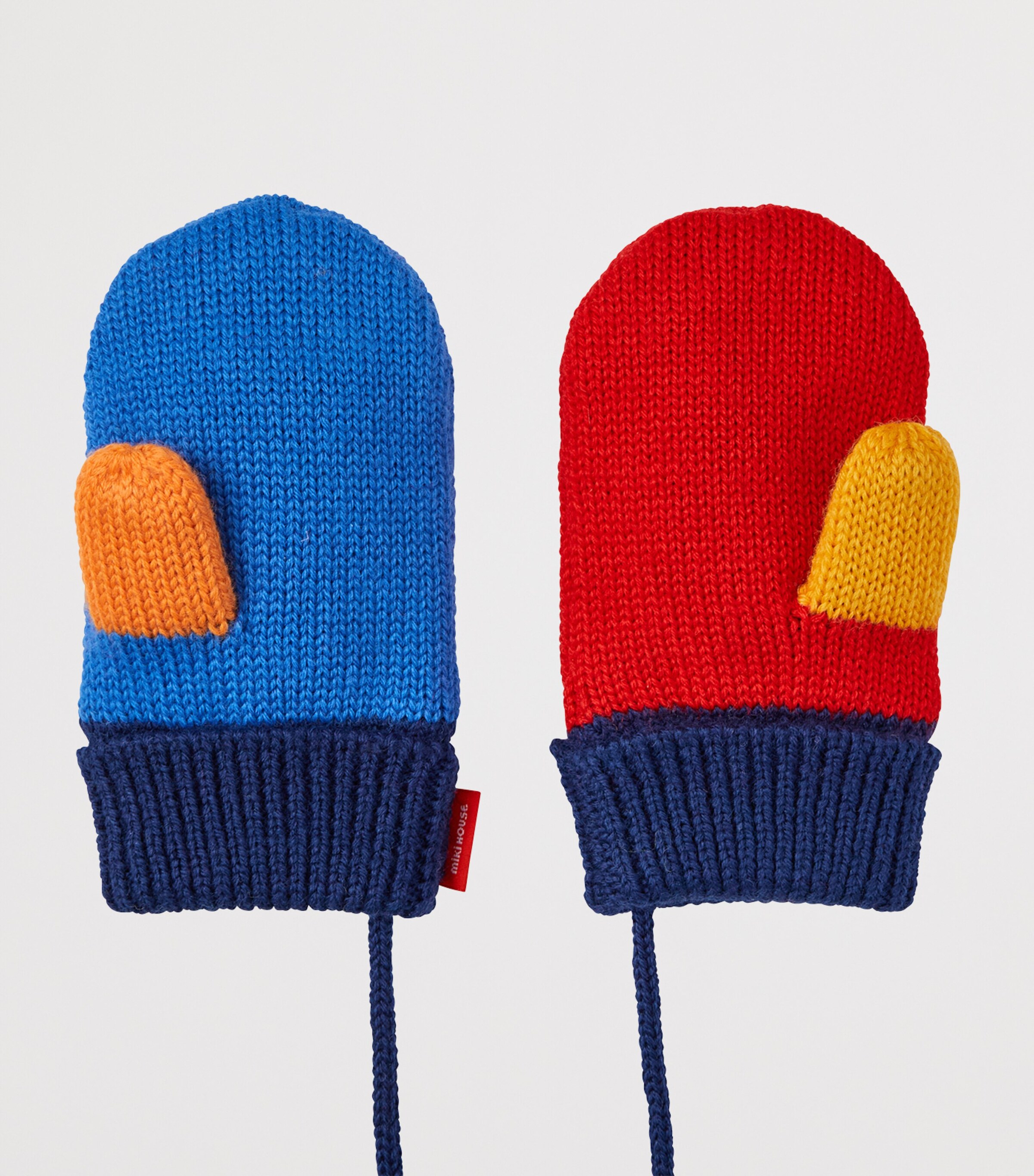 Miki House Wool-Blend Bear Mittens Image 2