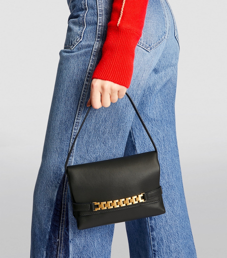 Leather Pouch Mini Bag BLACK Image 2