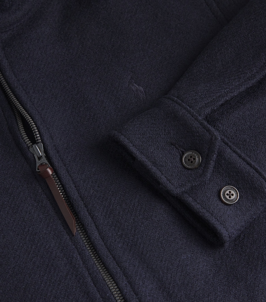 Wool Langdon Jacket NAVY Image 5