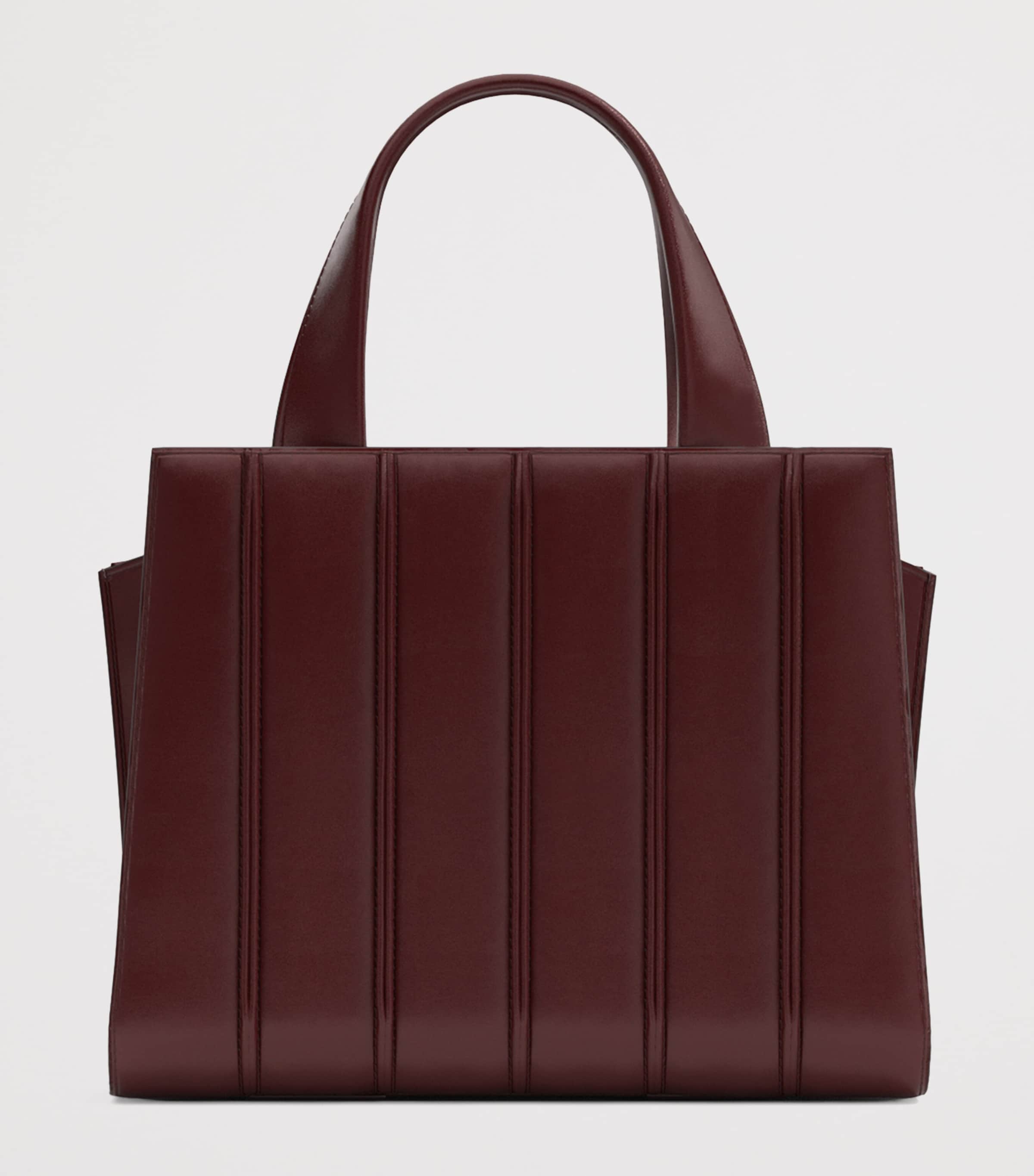 Max Mara Medium Quilted Whitney Top-Handle Bag Red Image 3