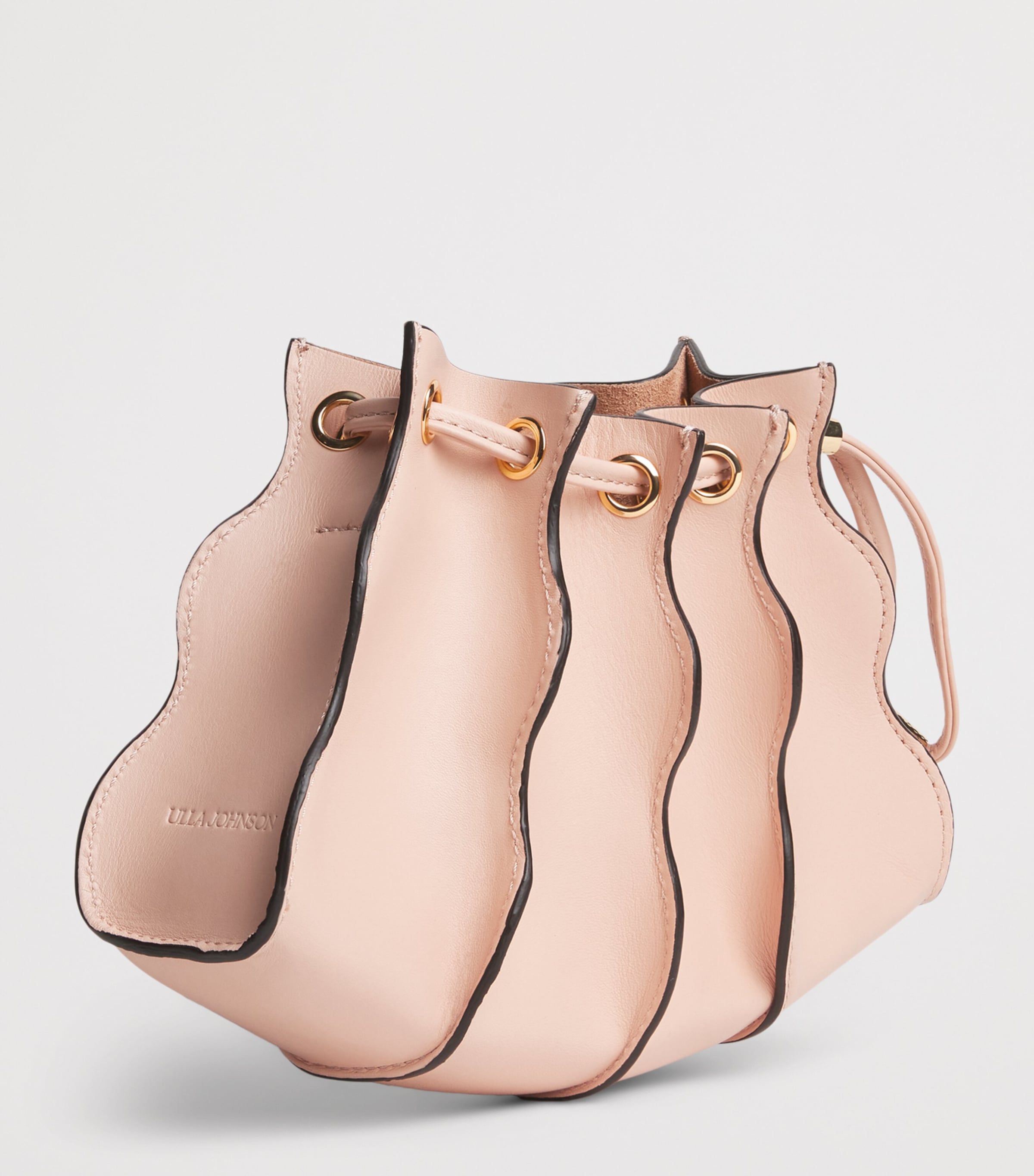 Ulla Johnson Small Leather Adria Cross-Body Bag Tulip Image 3