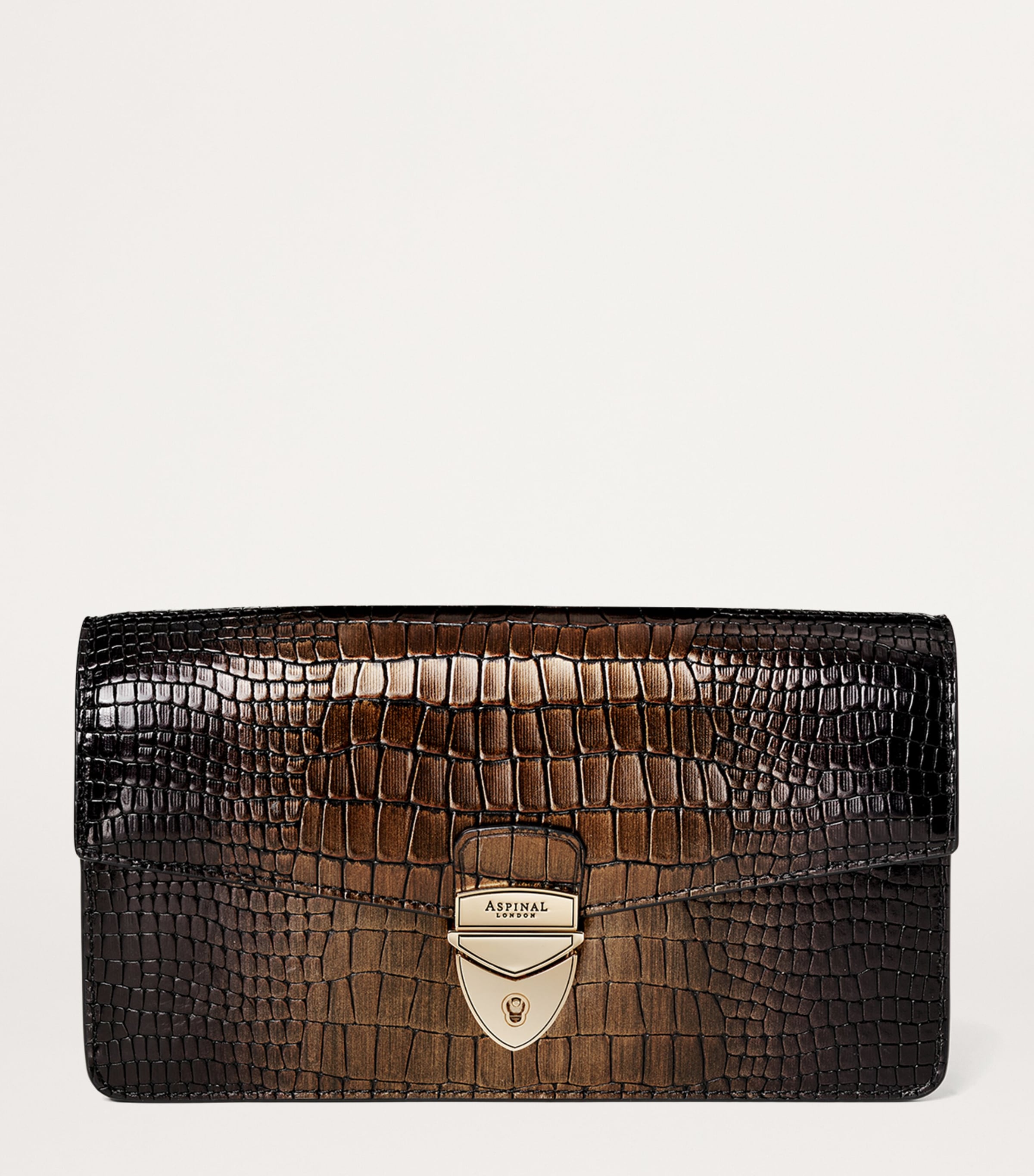 Aspinal Of London Mayfair 2 Clutch Bag Black Image 2