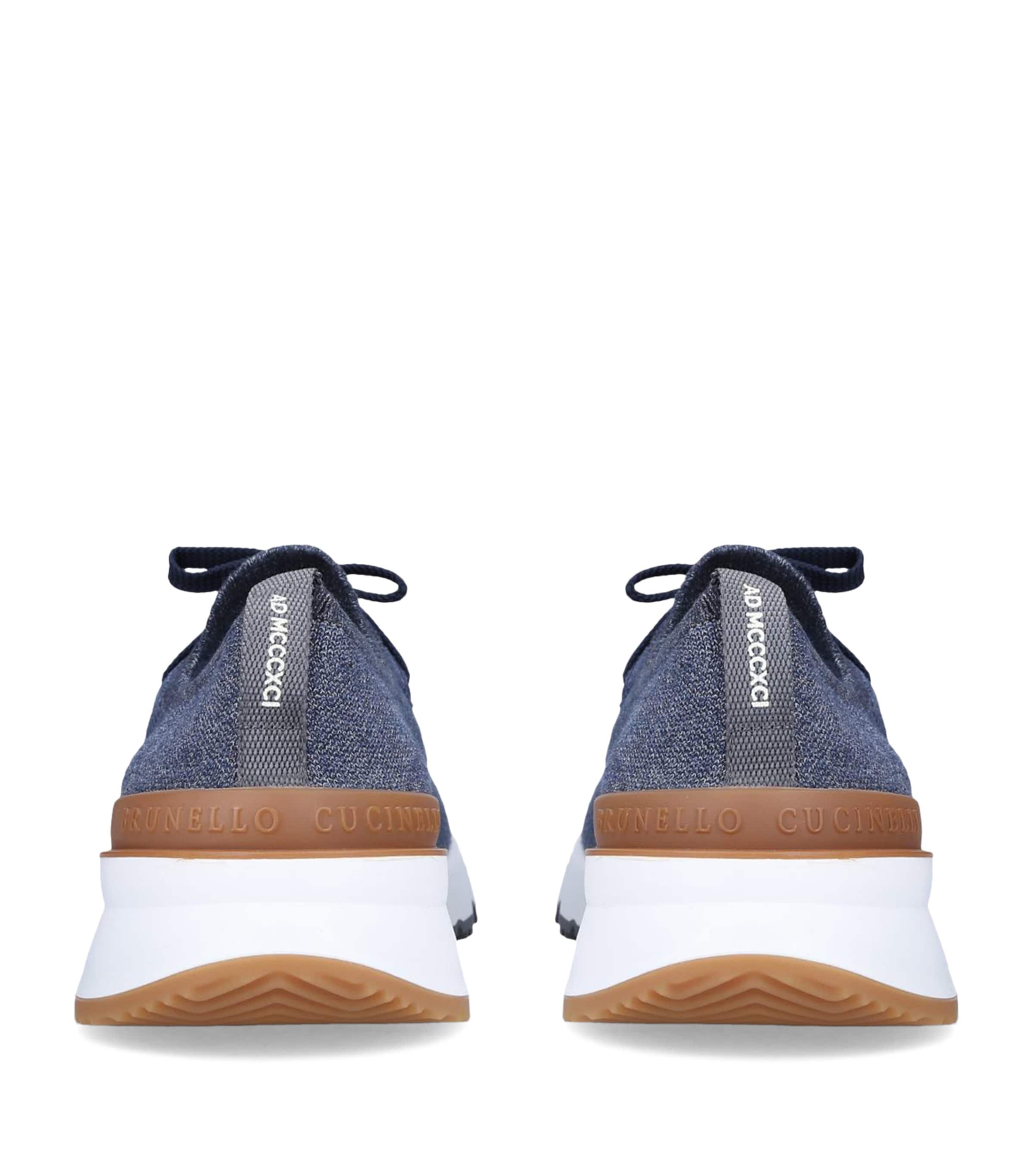 Lace-Up Sneakers NAVY Image 2