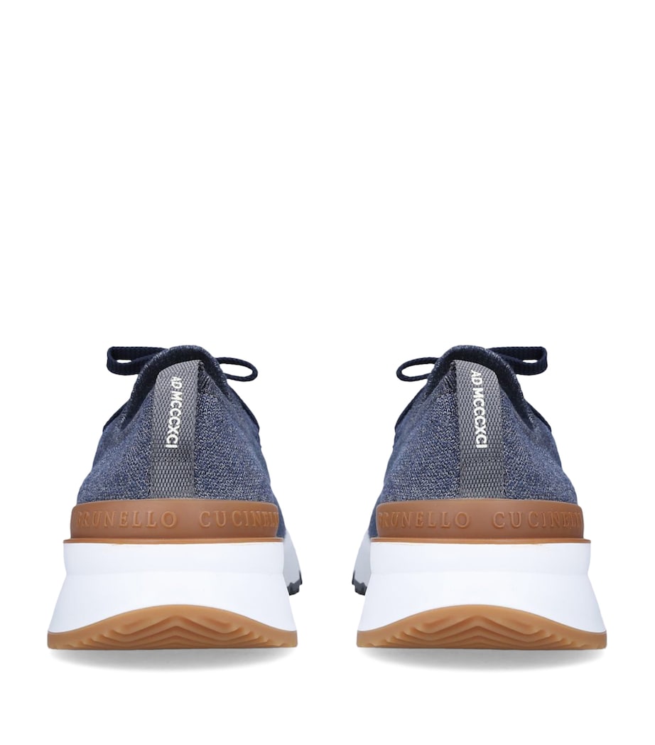 Lace-Up Sneakers NAVY Image 2
