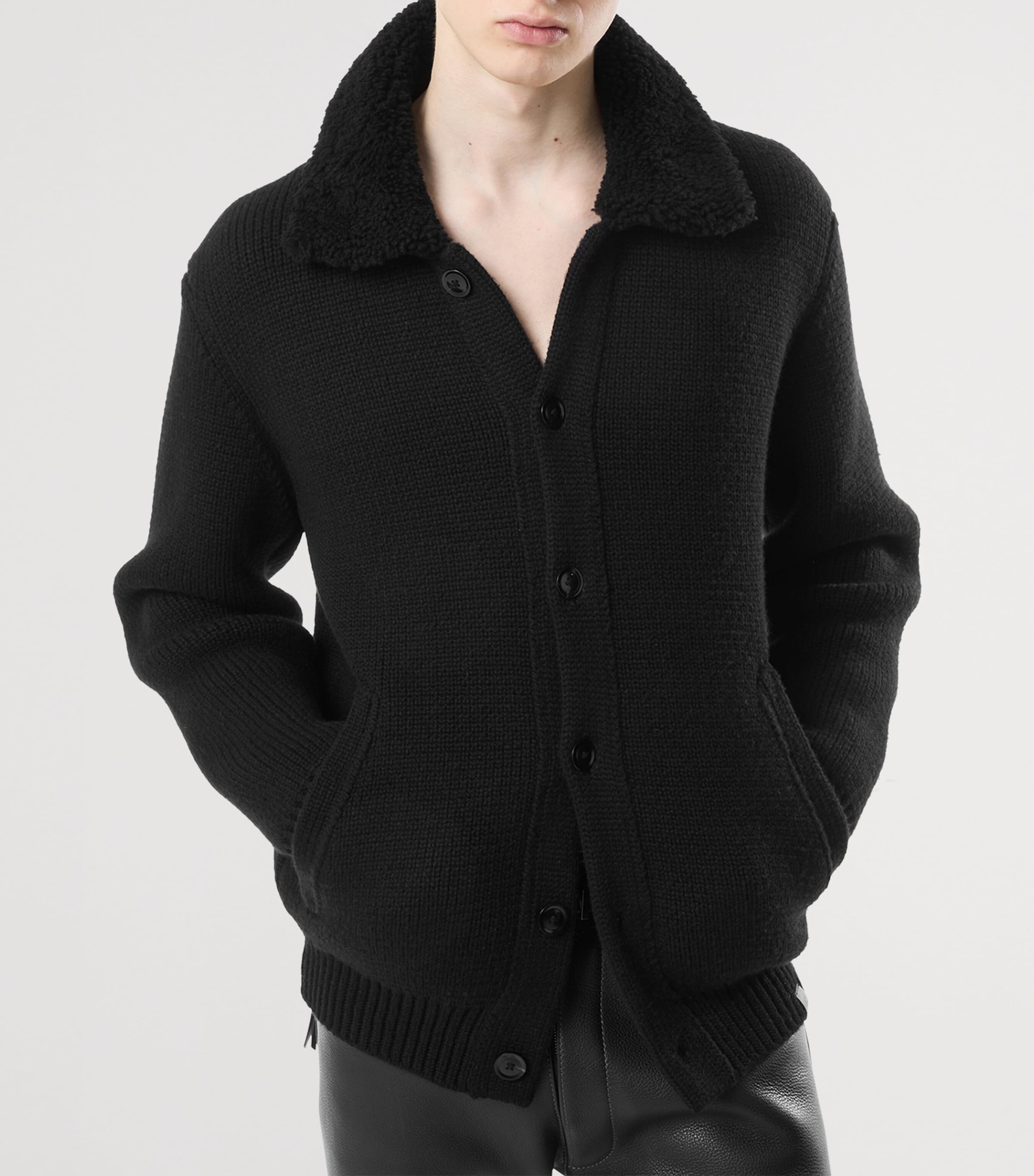 Cashmere Collared Jacket LB999 Image 4