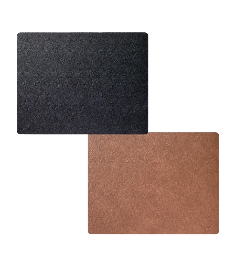 Curve Placemats (Set of 4) BLACK/BROWN Image 1
