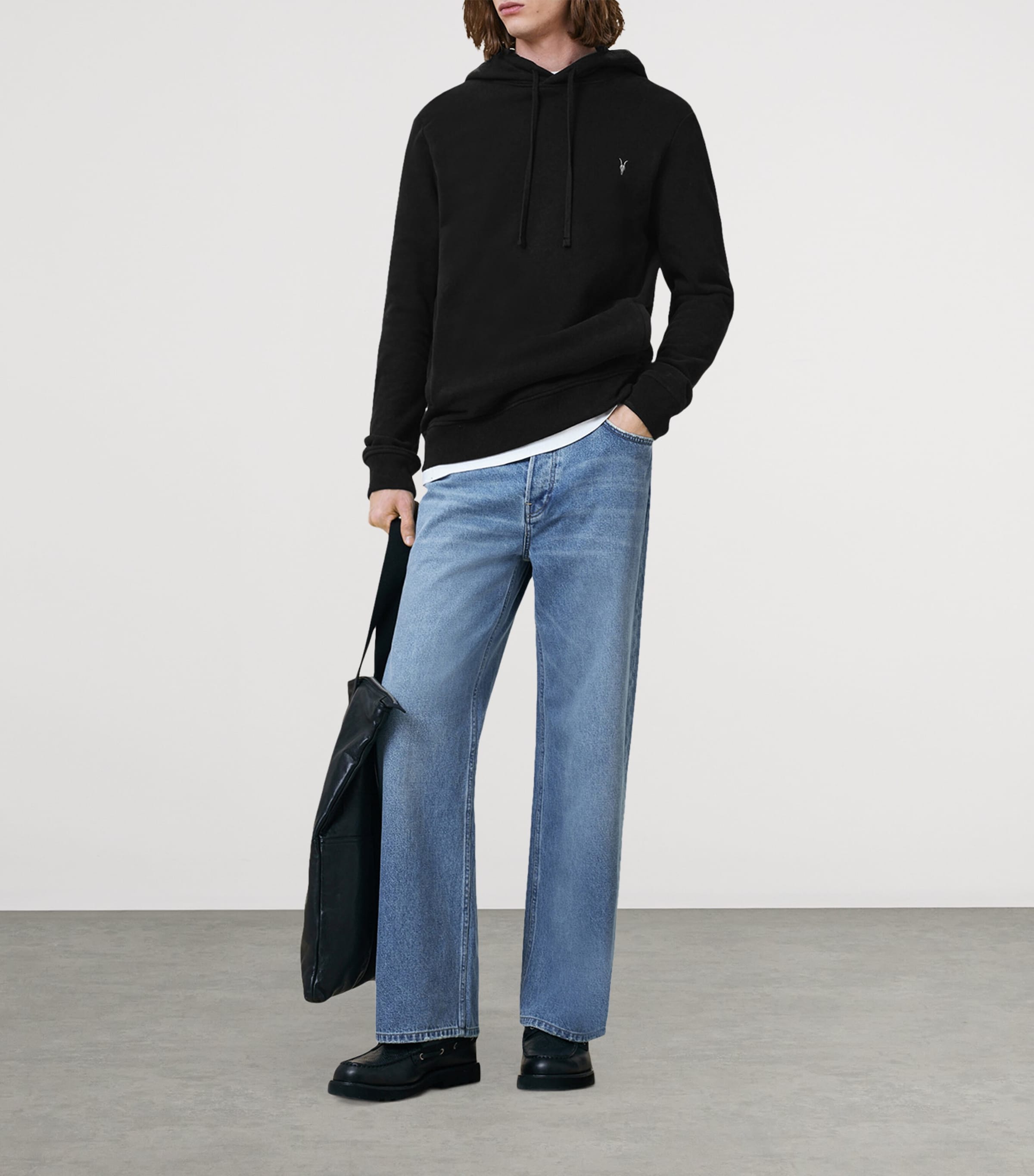 Organic Cotton Raven Oth Hoodie BLACK Image 2