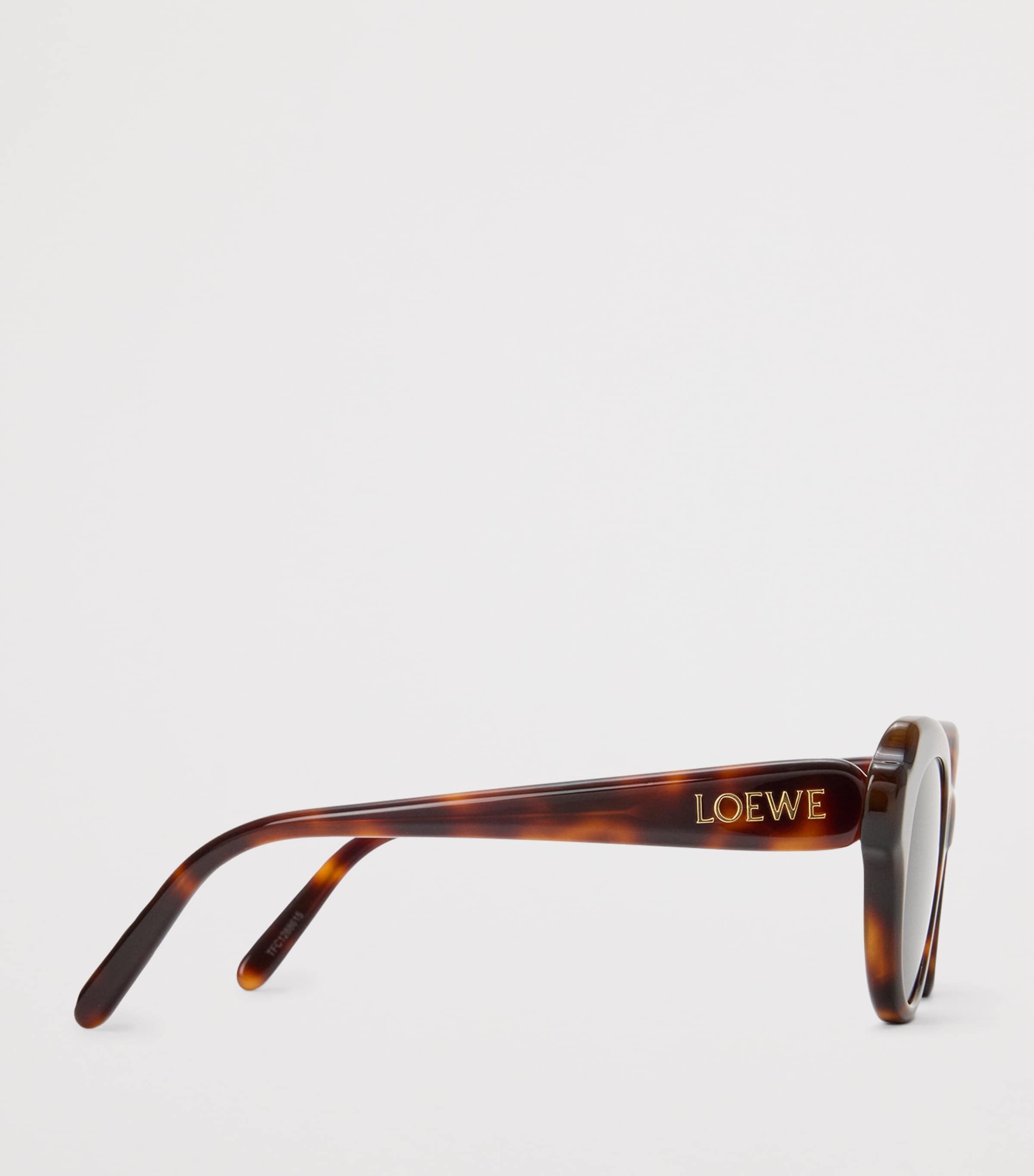Acetate Swan Slim Sunglasses HAVANA Image 3