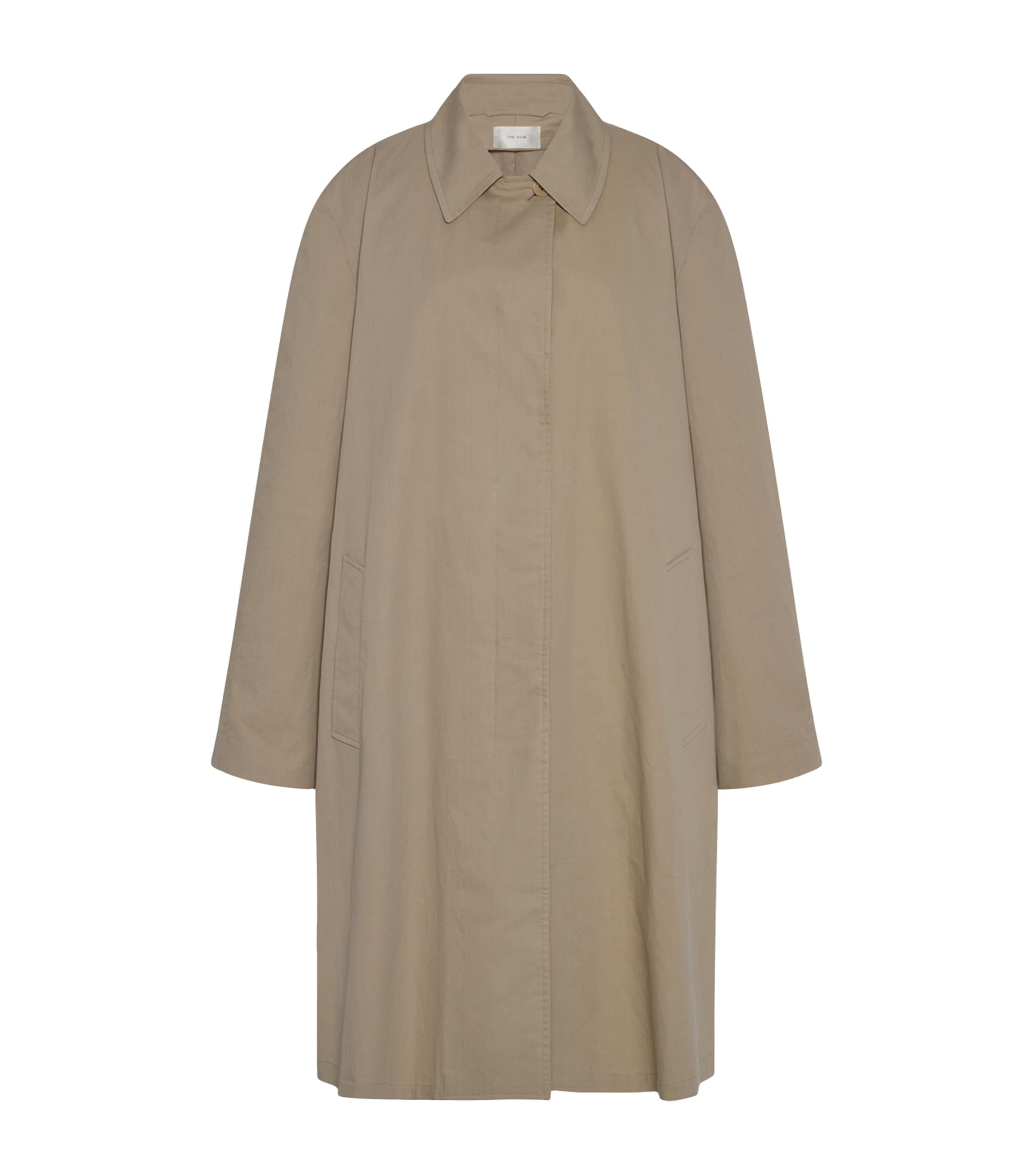 The Row Womens Dayton Trench Coat Beige Image 1