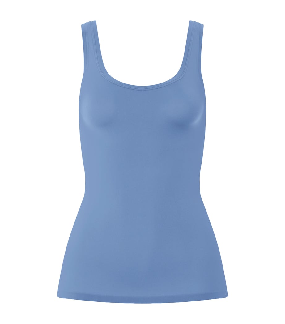 Hanro Womens Touch Feeling Tank Top Bluebird Image 1