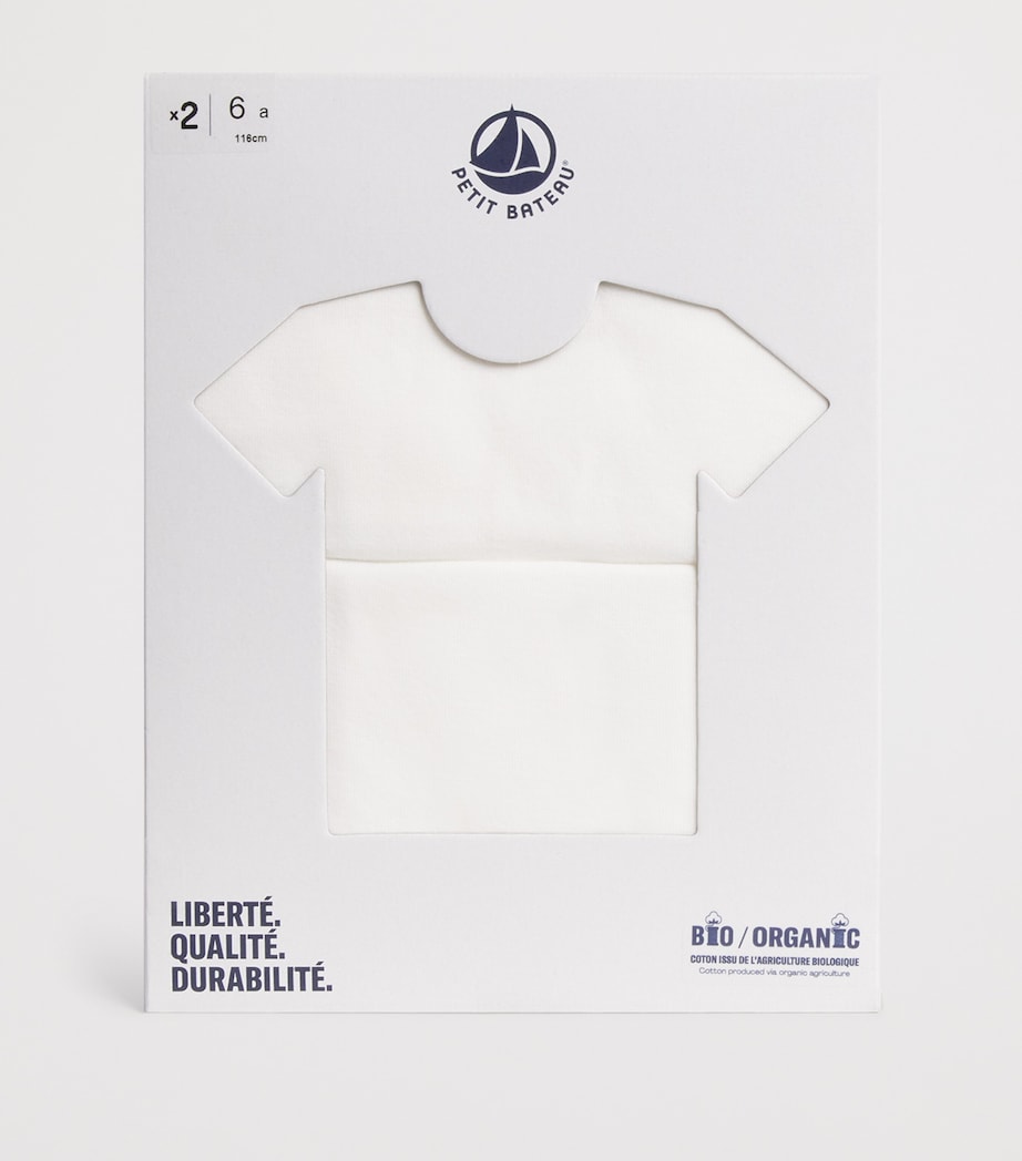 Petit Bateau Set of 2 Organic Cotton Vest Tops (2-14 Years) Image 3