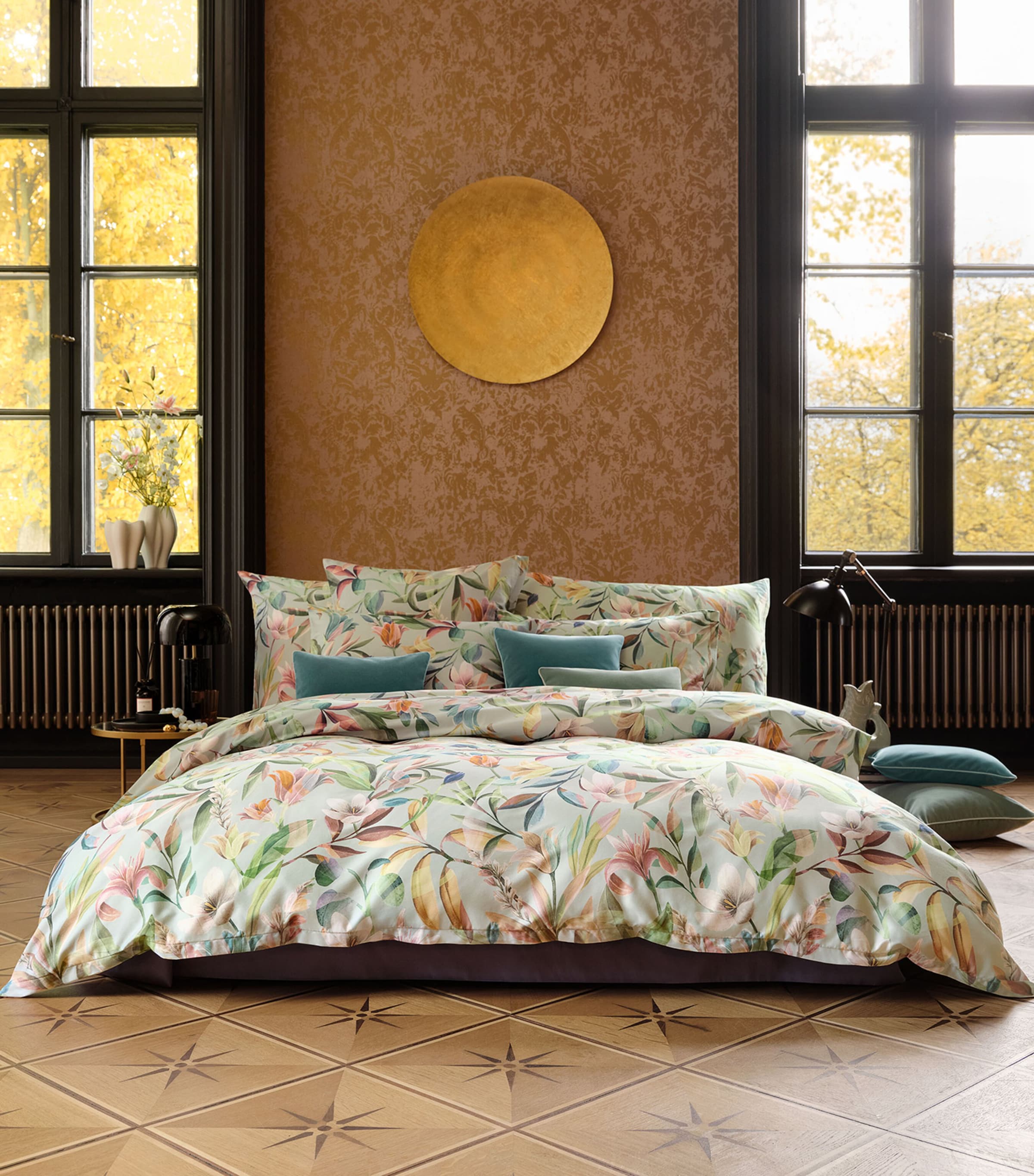 Schlossberg Adele Vertical Oxford Pillowcase (50cm x 90cm) Vert Image 2