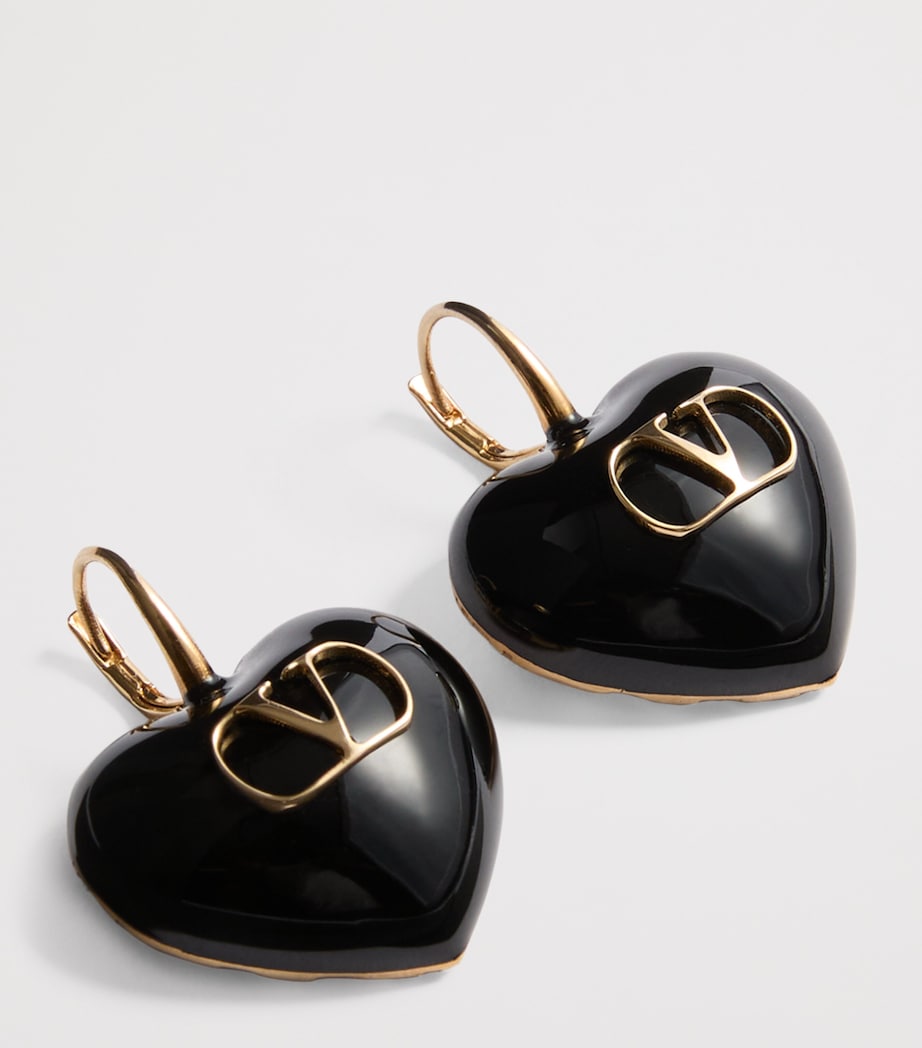 Enamel Coeur Royal Earrings 0RN Image 3