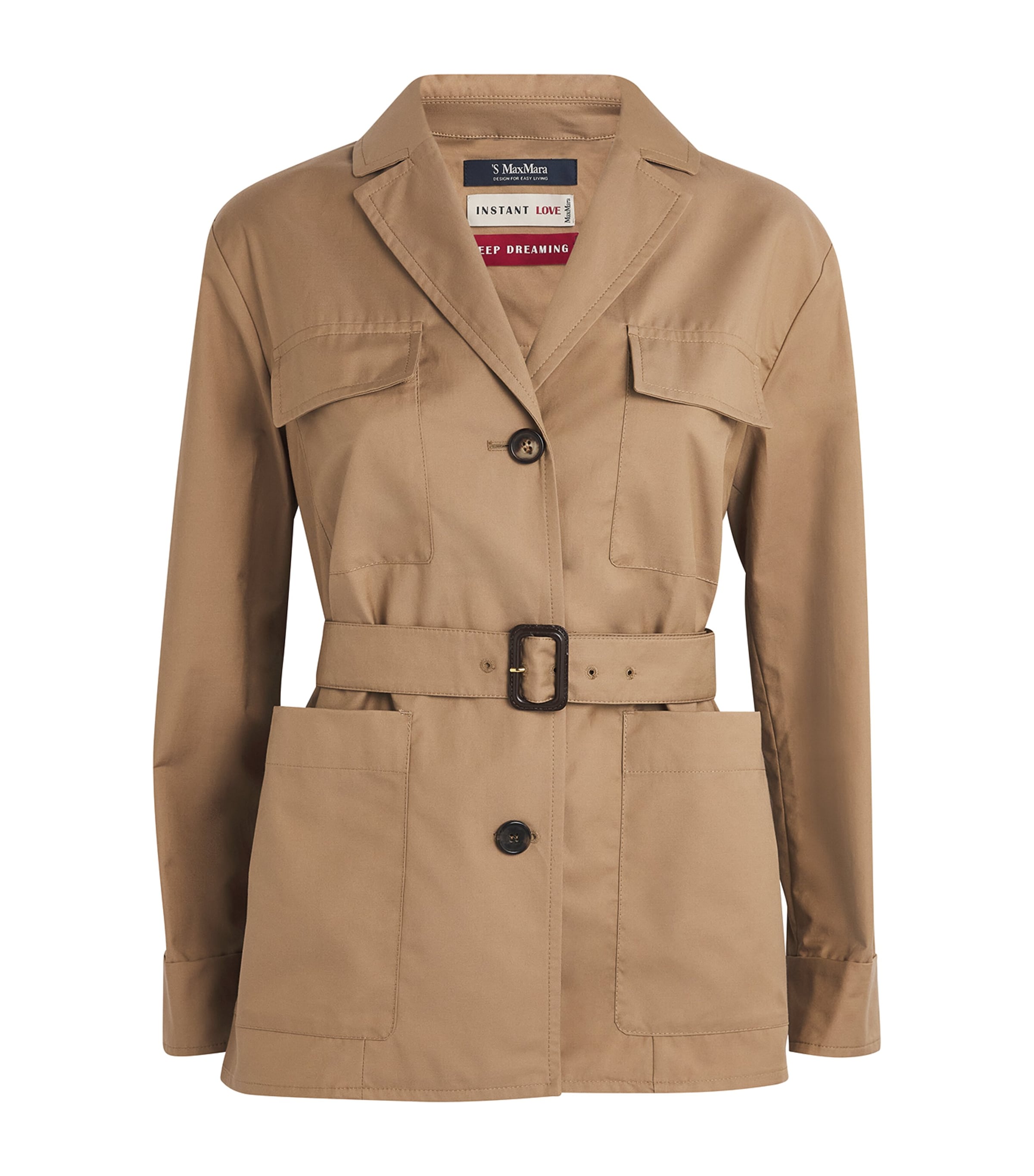 Max Mara Beige Giulia Jacket In Beige