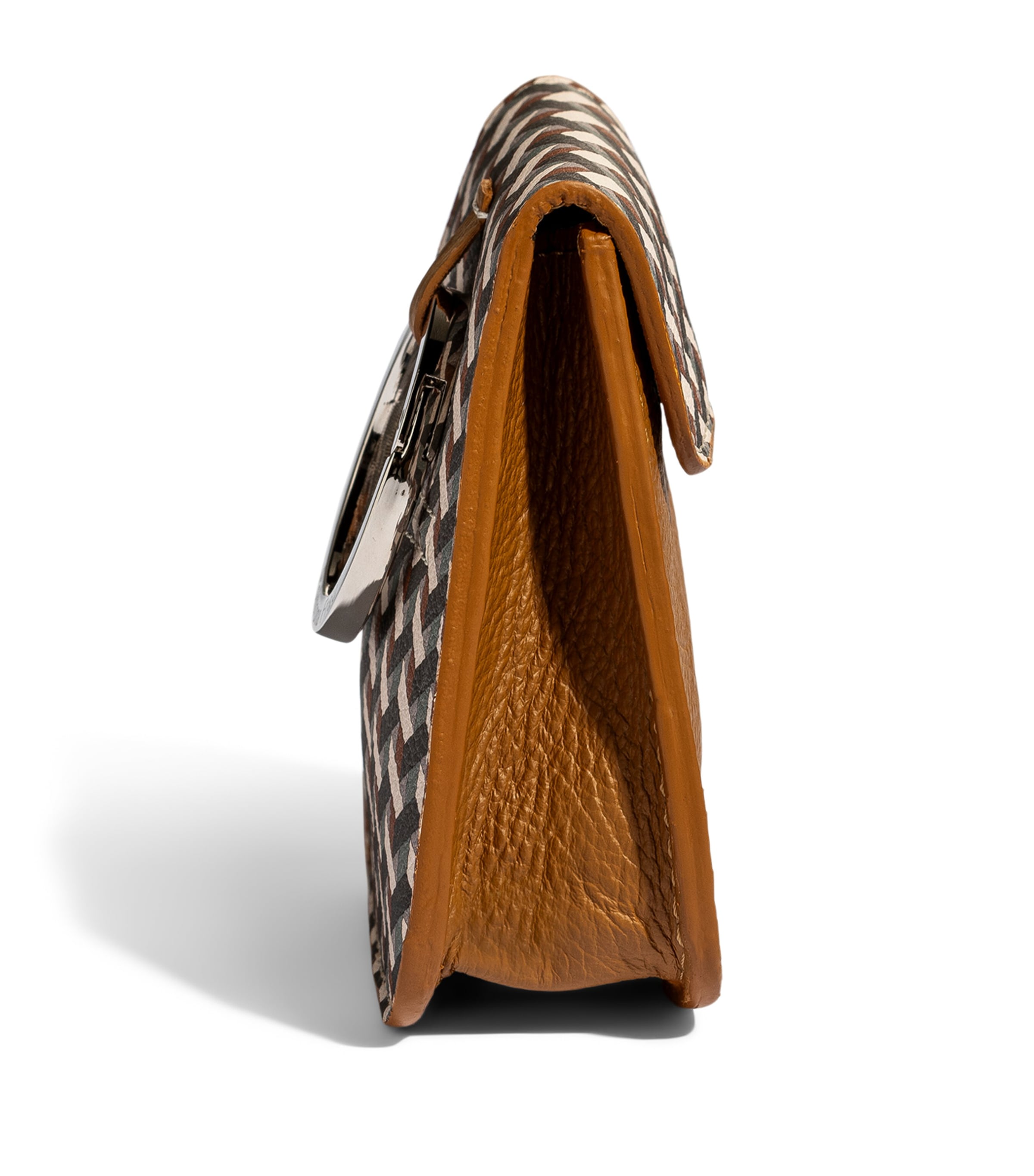 Poltrona Frau Leather Dog Treat Pouch Ecru/cammello Image 3