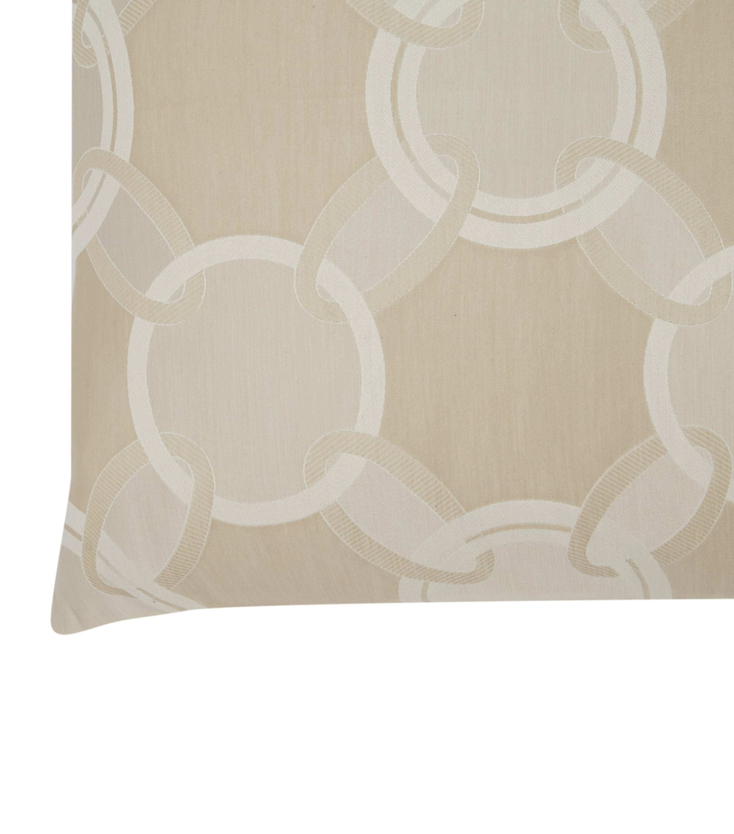 Chains Cushion Cover (50cm x 50cm) 2E16  BEIGE  IVORY Image 2