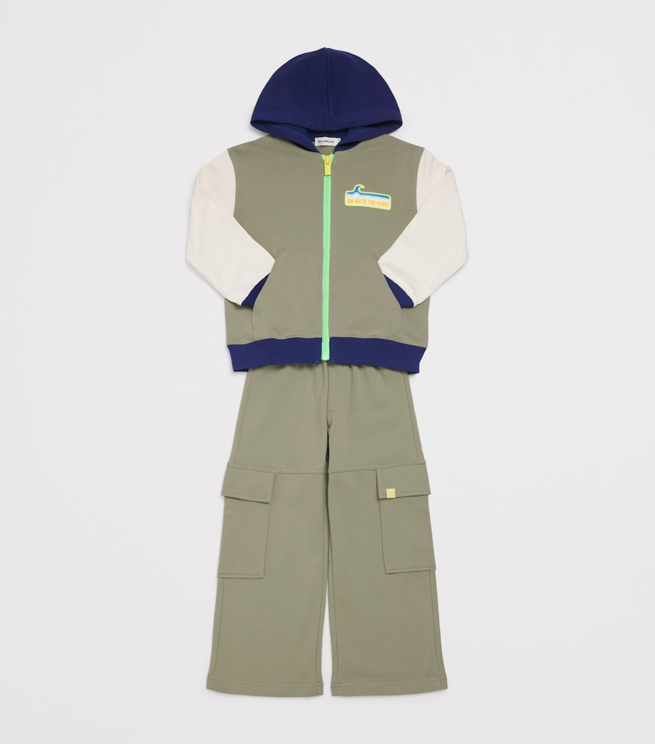 Cotton Cargo Sweatpants (4-10 Years) 602LIME Image 3