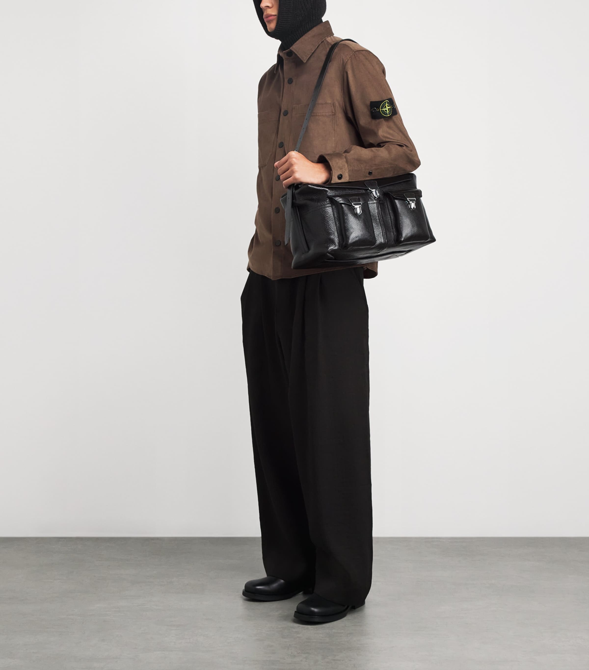 Cotton Corduroy Compass Overshirt V007C Image 2