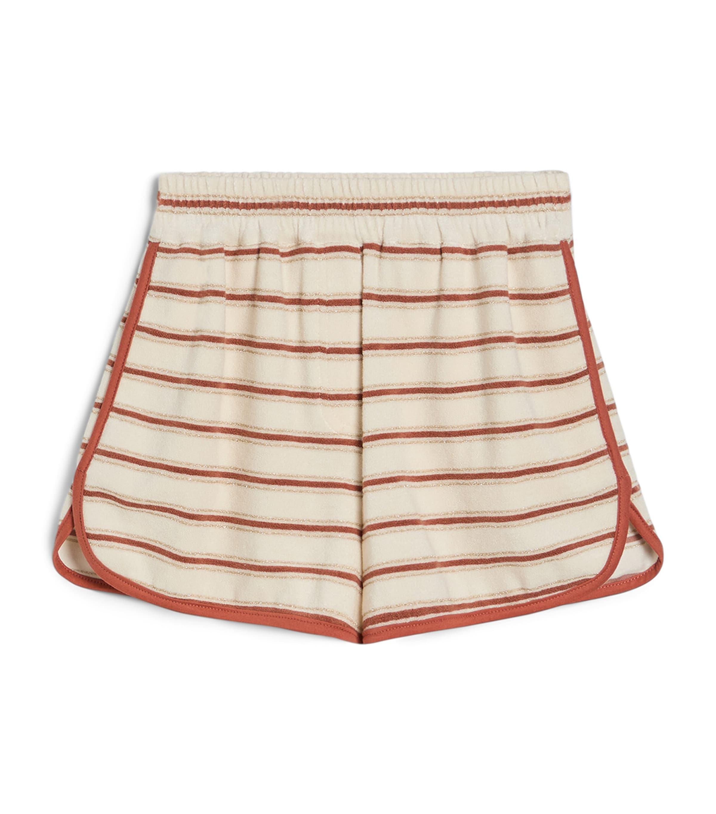 Brunello Cucinelli Kids Silk-Blend Stripe Shorts (4-6 Years) Image 1
