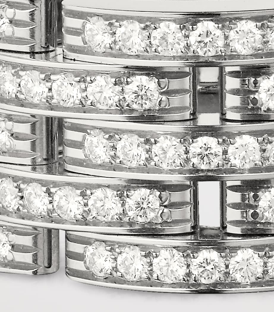 Cartier White Gold and Diamond Maillon Panthère Ring White Gold Image 5