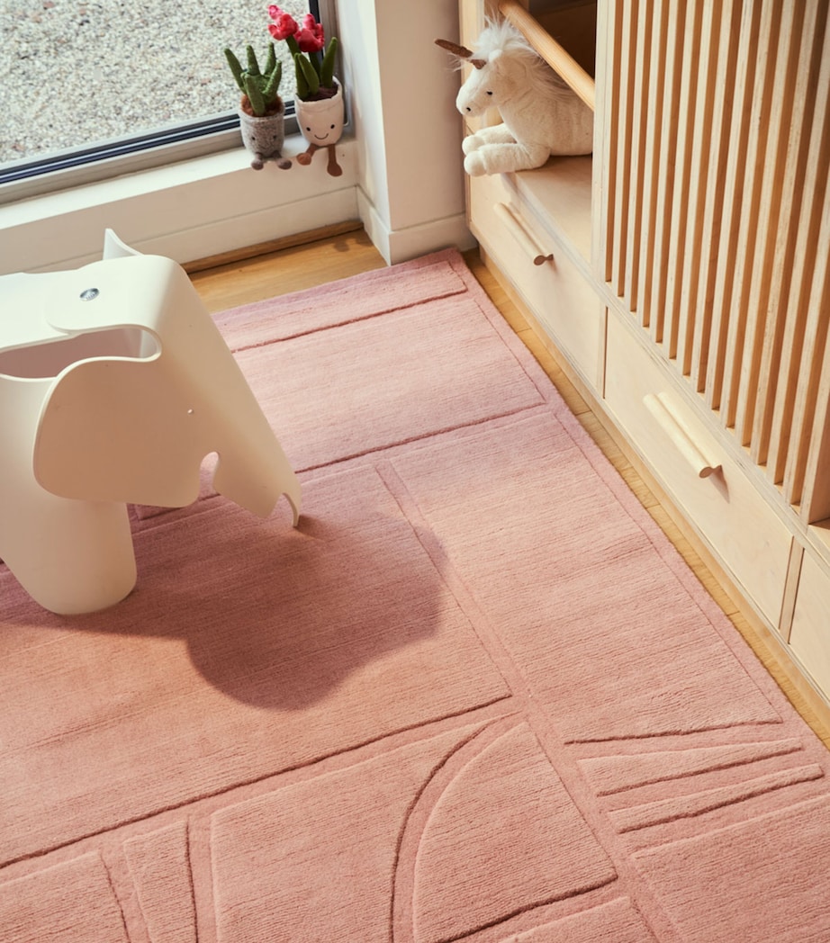 Edo Blush Rug (3.05m x 2.44m) PINK Image 3