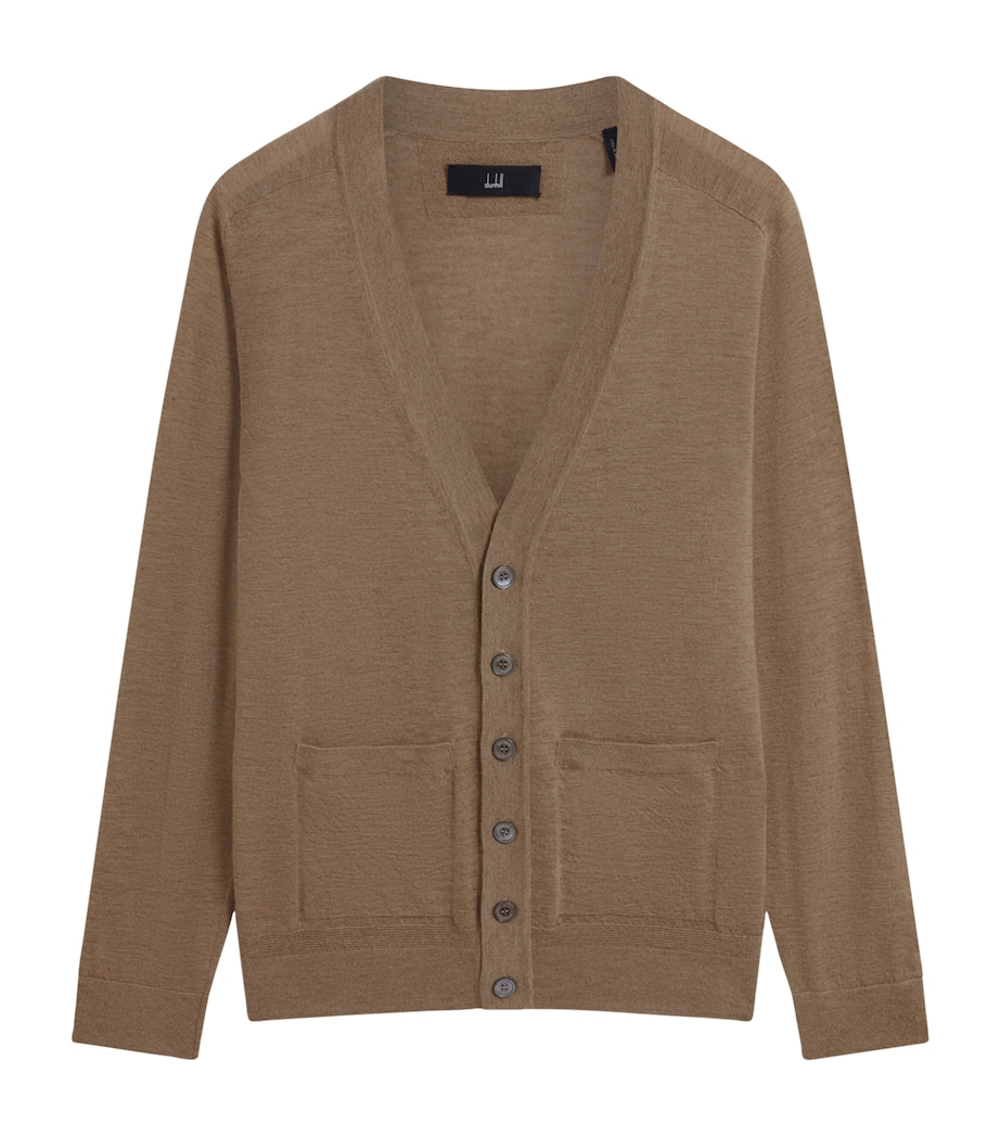 Superfine Cashmere Cardigan 254MID NATURAL Image 1