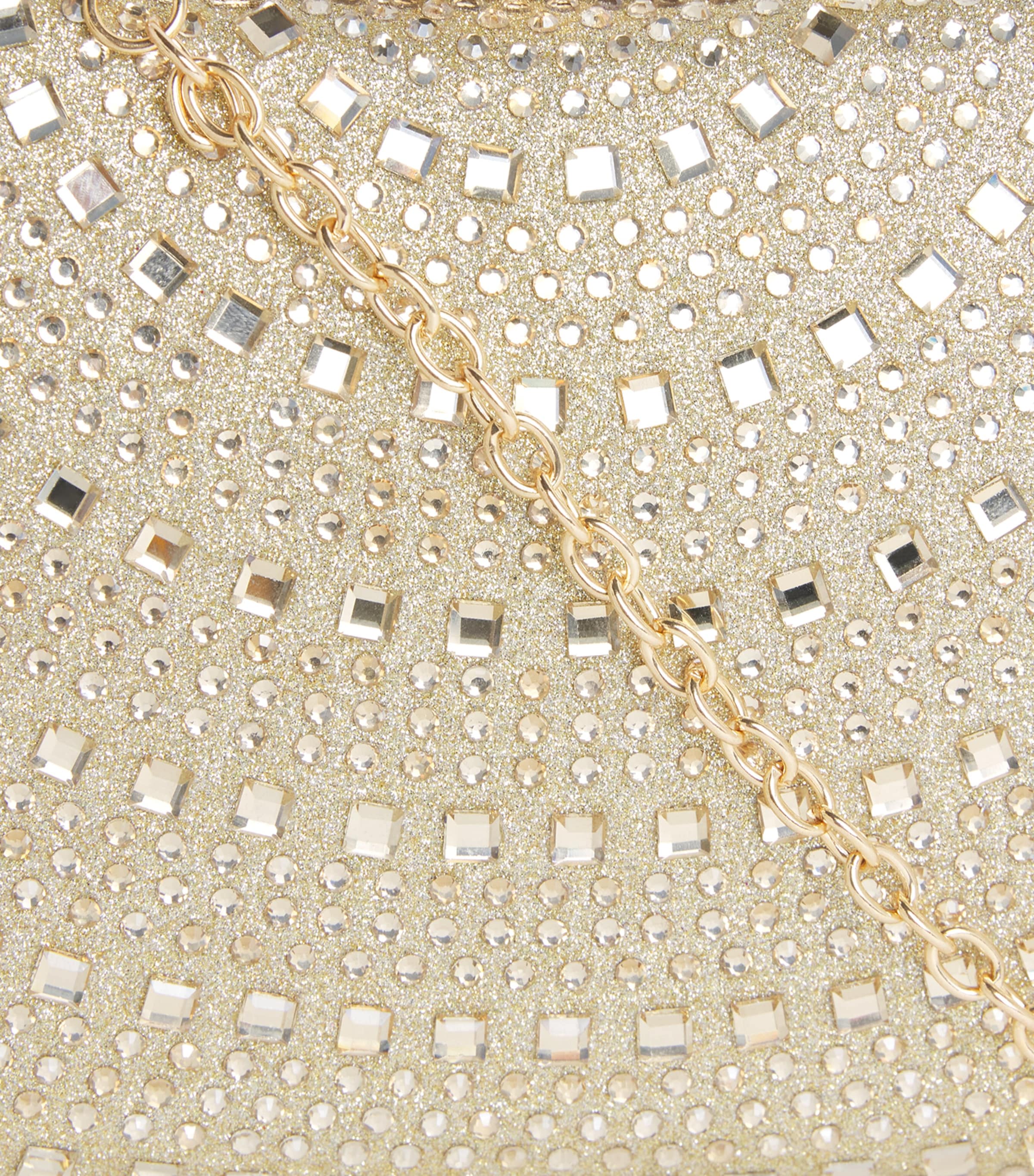 David Charles Embellished Clutch Bag M Gold Image 4