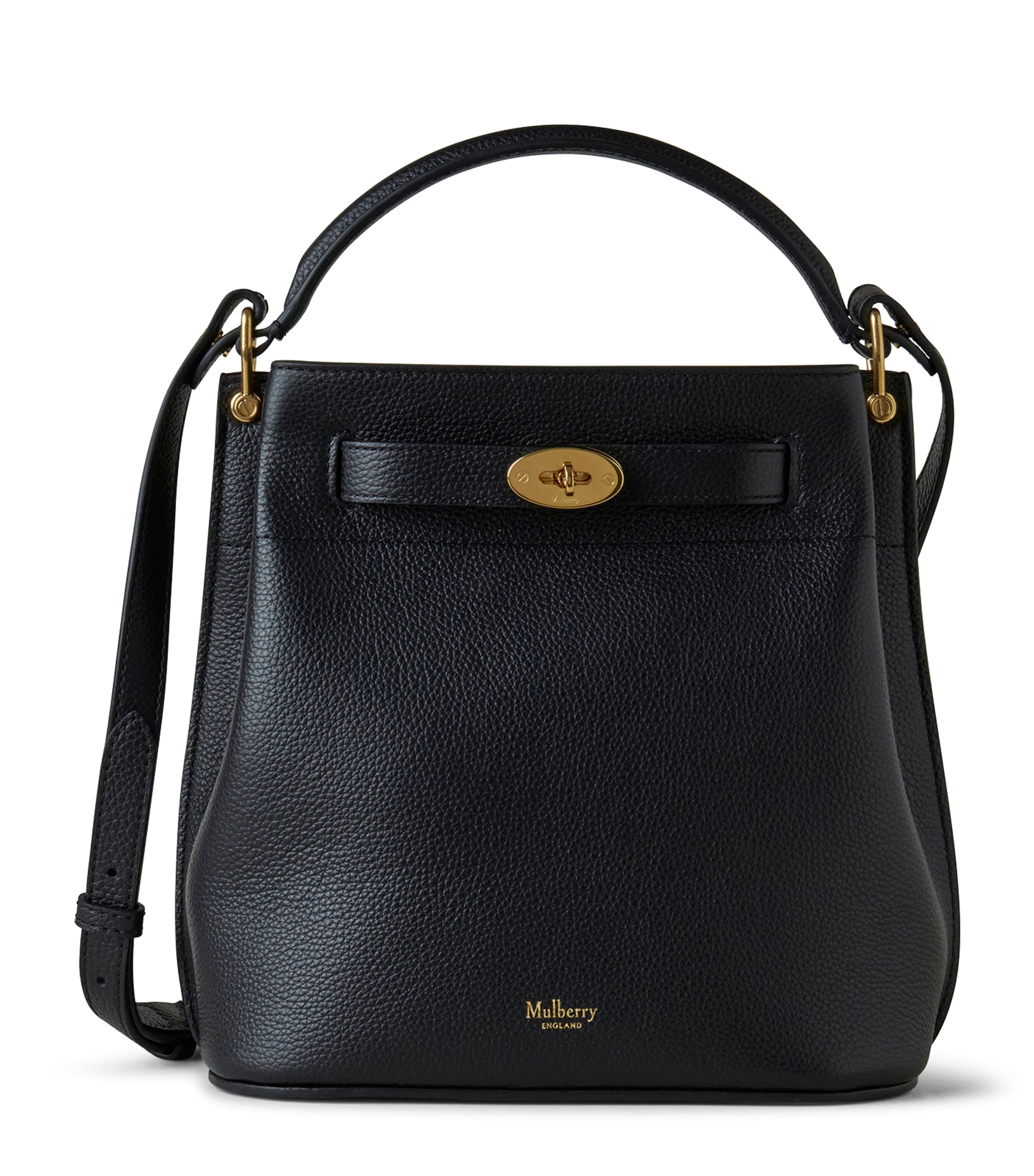 MULBERRY LEATHER ISLINGTON BUCKET BAG 