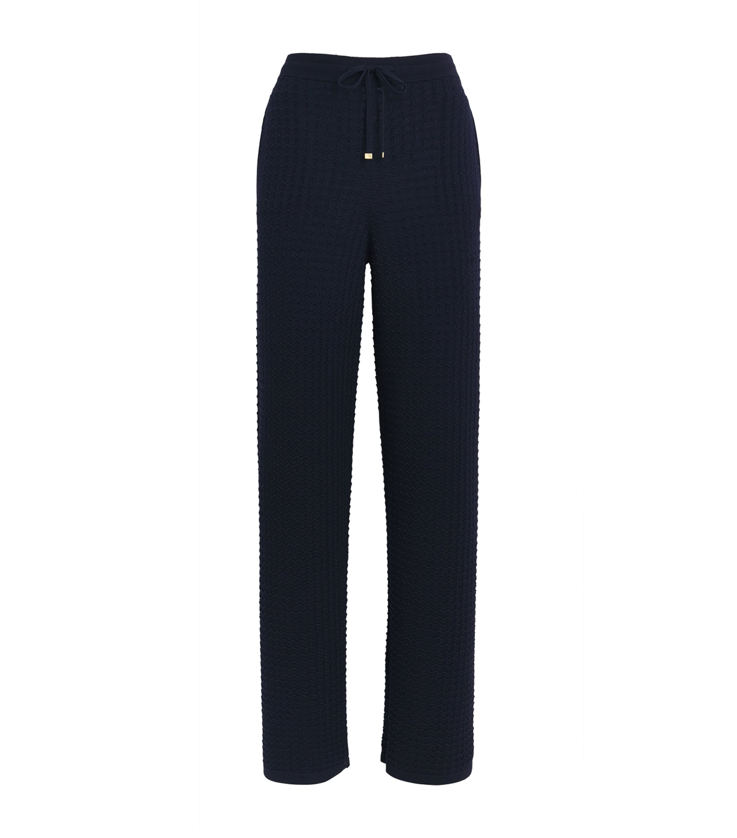 Eleventy Womens Wool Knitted Trousers Blu Image 1