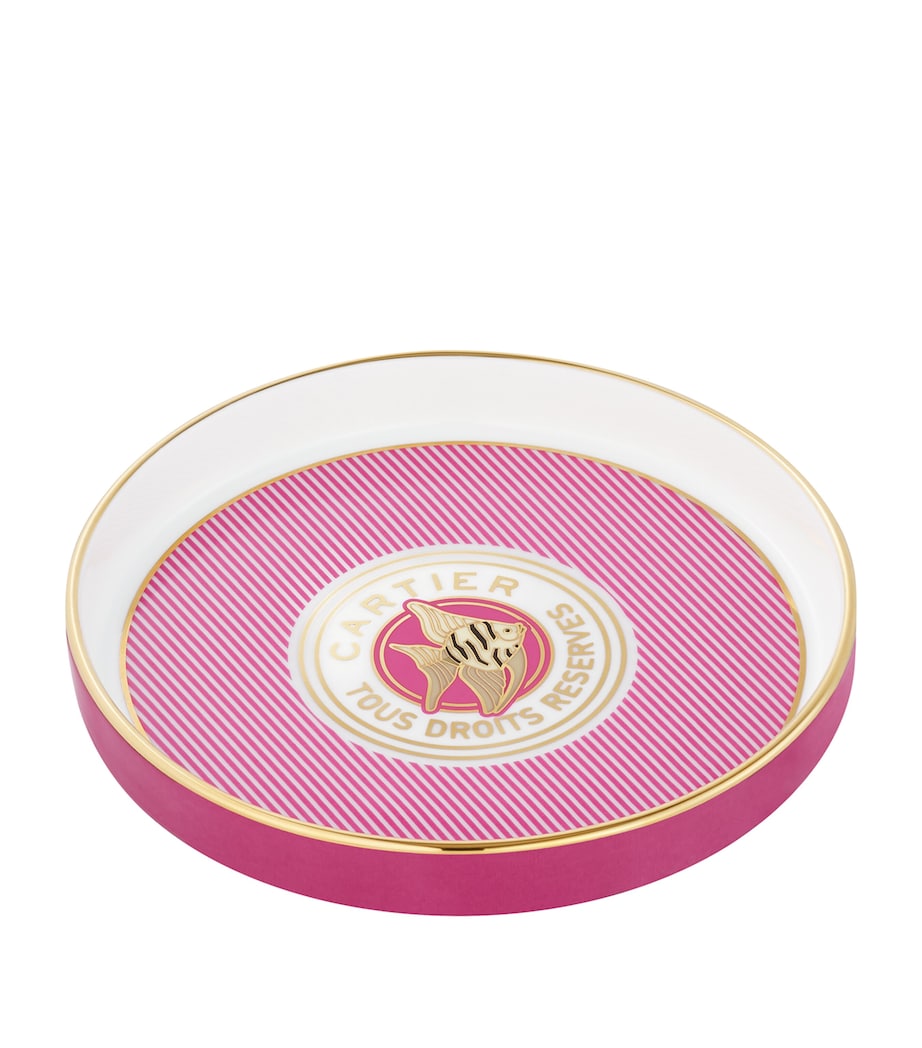 Small Cartier Characters Trinket Tray FUCHSIA Image 1