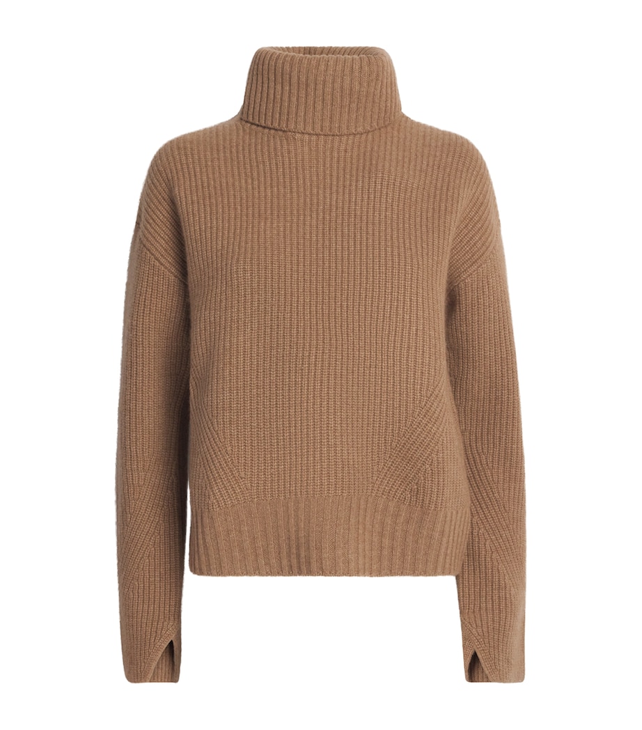 Merino Wool-Cashmere Matilda Sweater DARK ACORN MELANGE Image 1
