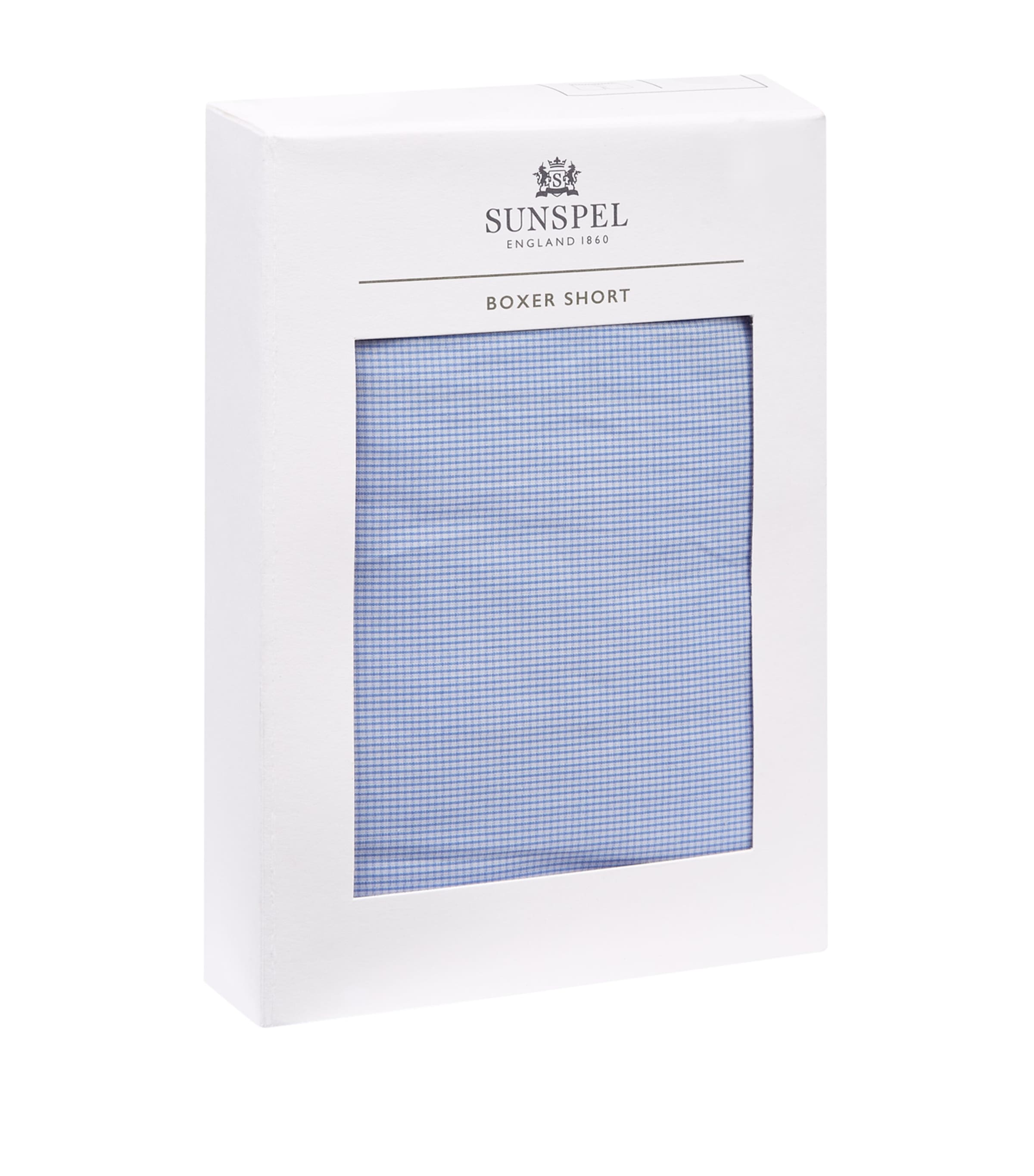 Mini Check Boxers BUBK - SKY BLUE Image 3