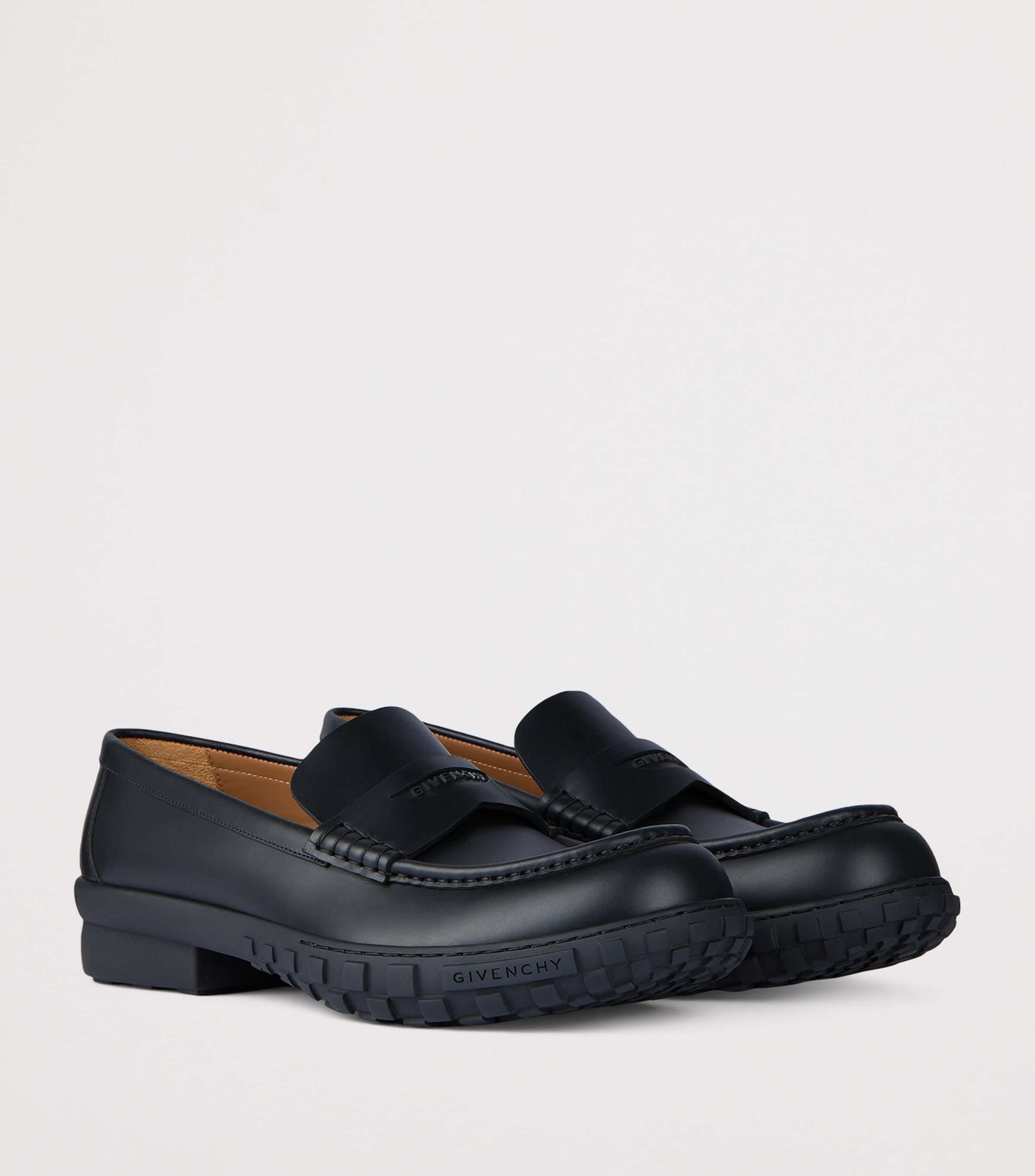 Leather Echo Loafers BLACK Image 3