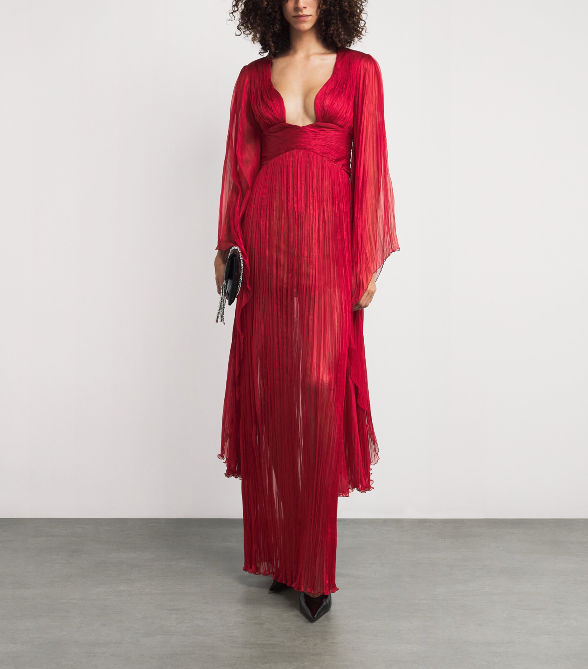 Silk Flared-Sleeve Catia Maxi Dress SALSA Image 2