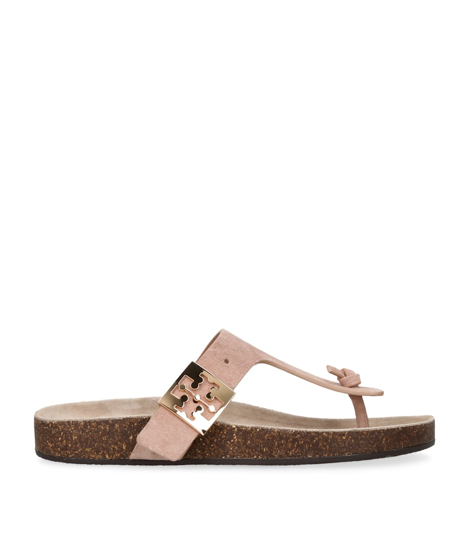 Tory Burch Leather Mellow Sandals Pale Pink Image 1