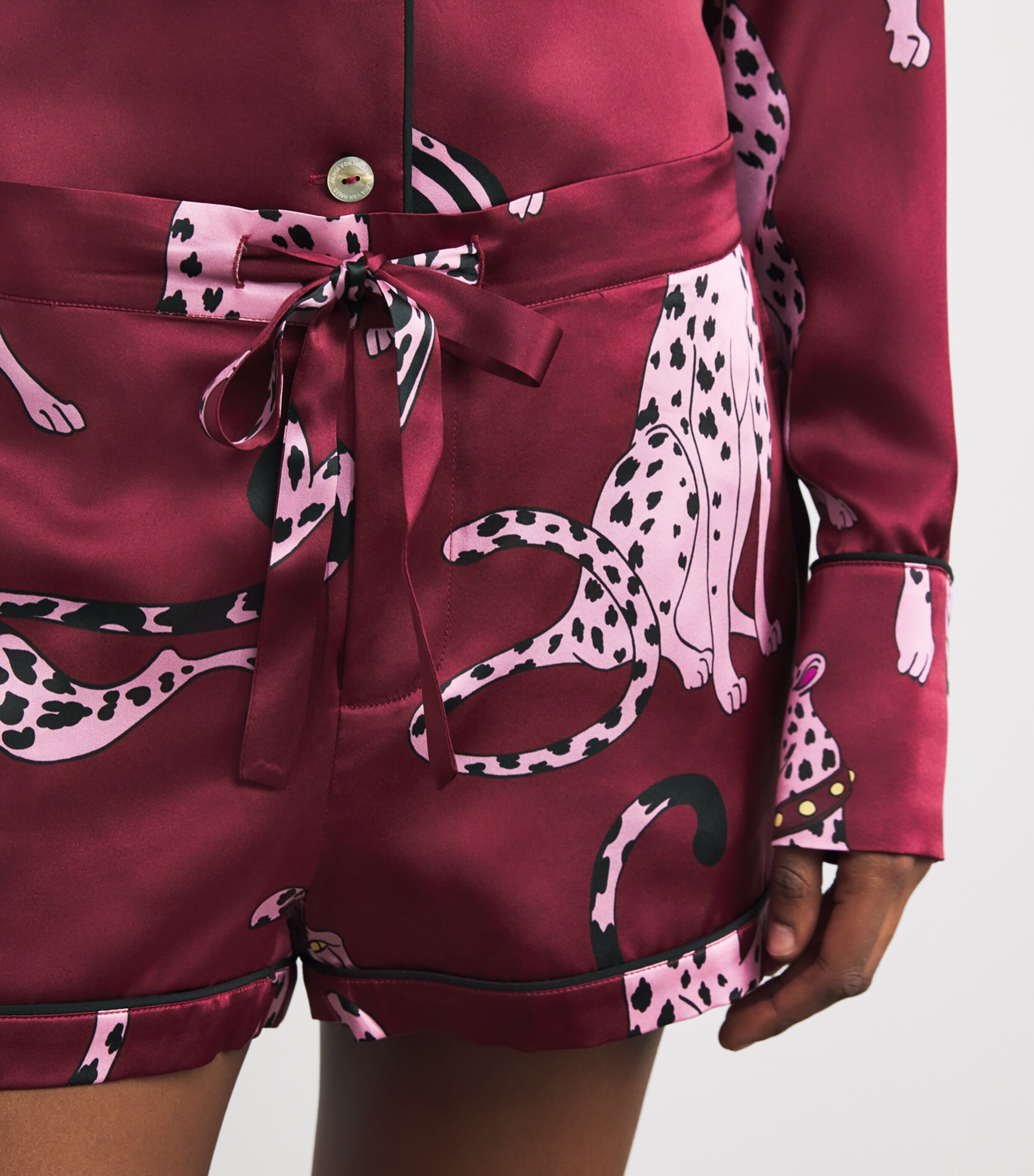 Silk Cheetah Alba Pyjama Set CHERIE Image 6